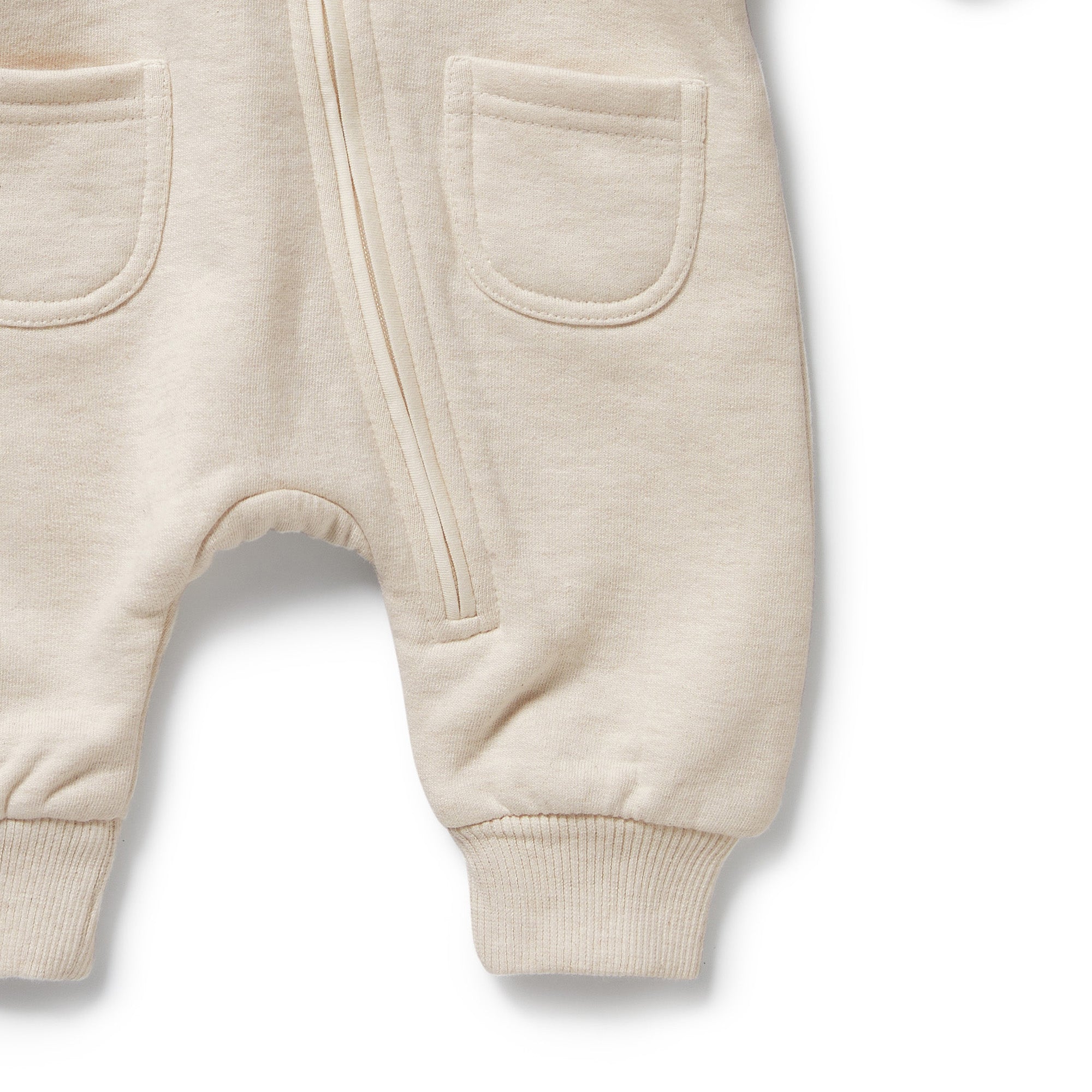 Wilson & Frenchy - Oatmeal Organic Terry Growsuit