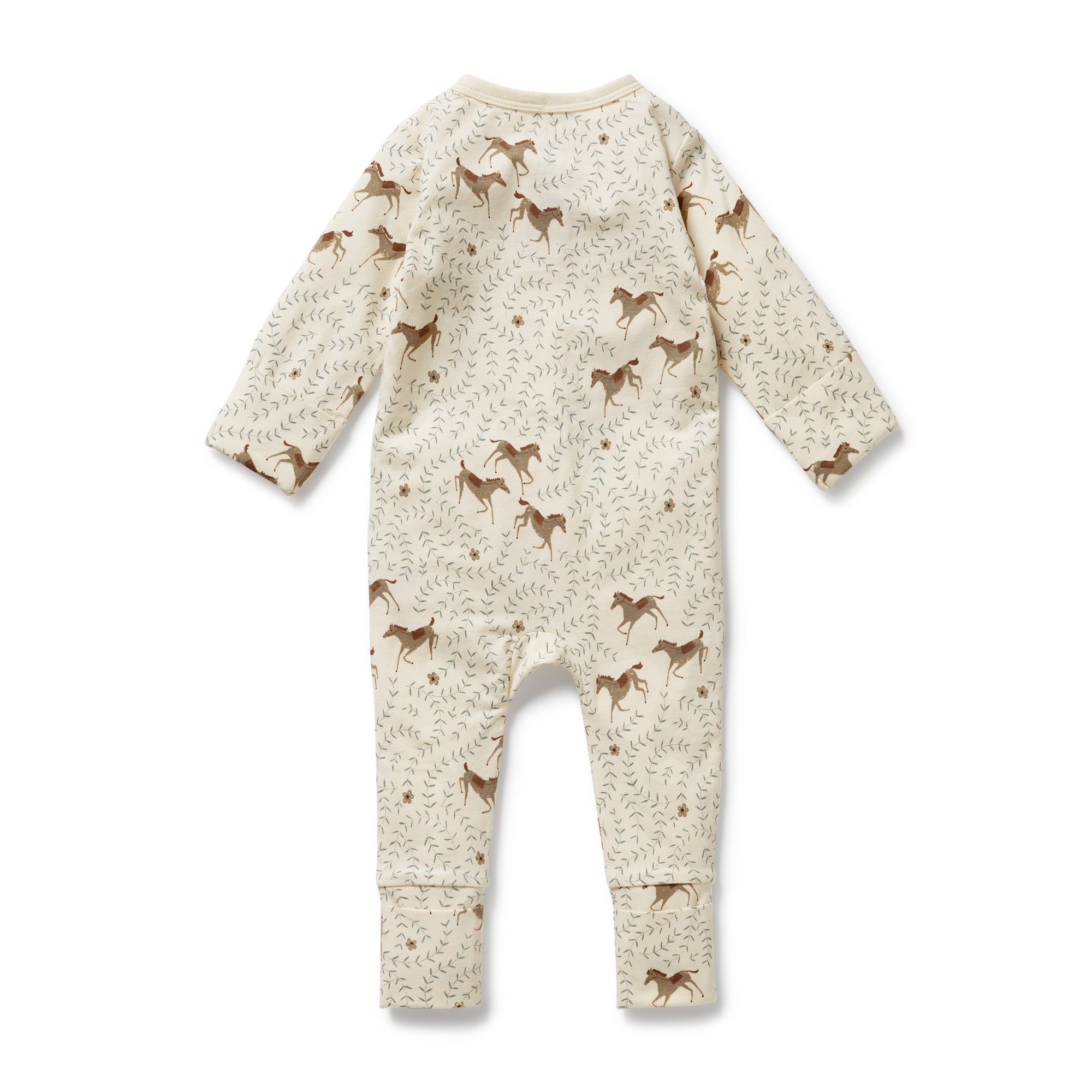 Wilson & Frenchy - Trixie Horse Organic Zipsuit with Feet