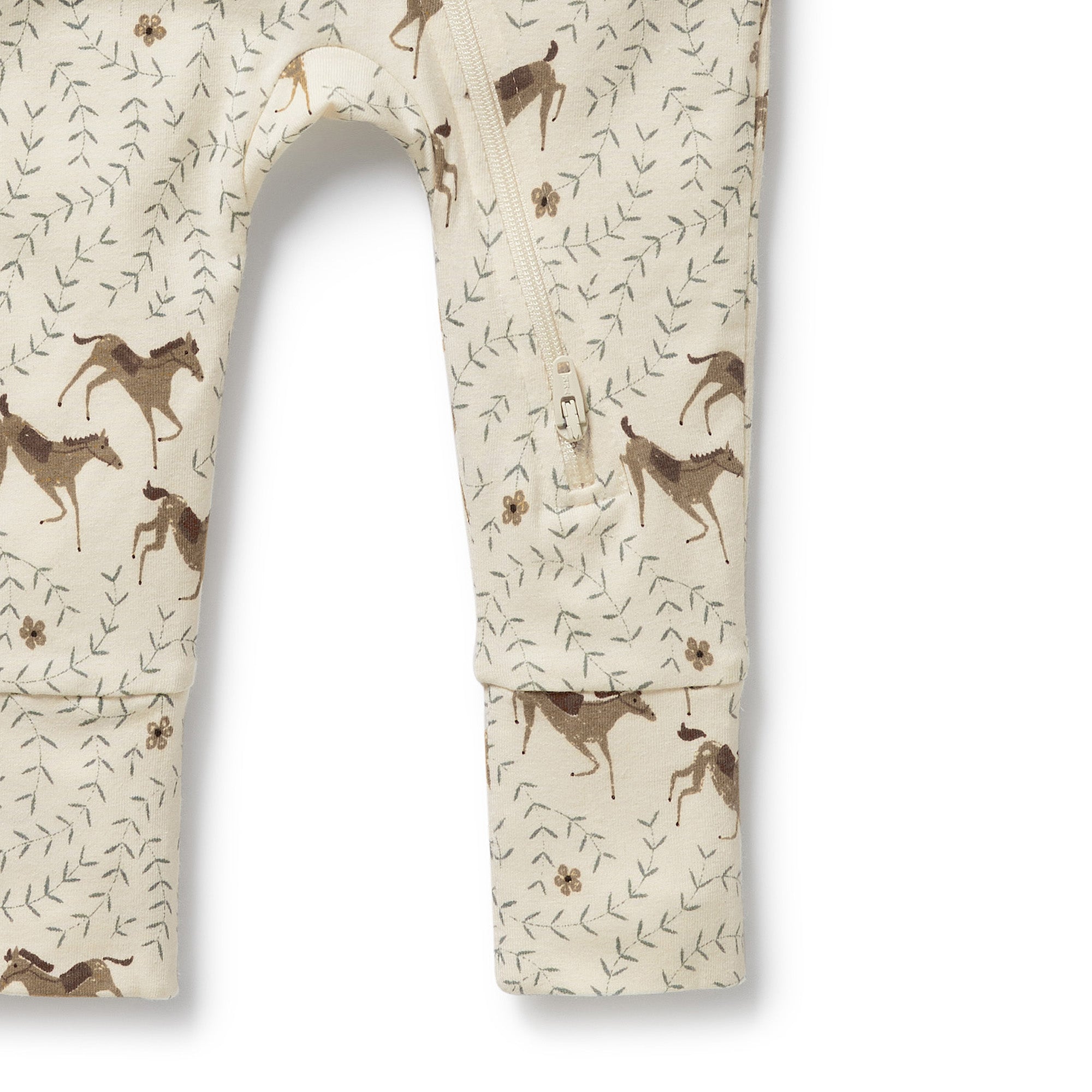 Wilson & Frenchy - Trixie Horse Organic Zipsuit with Feet