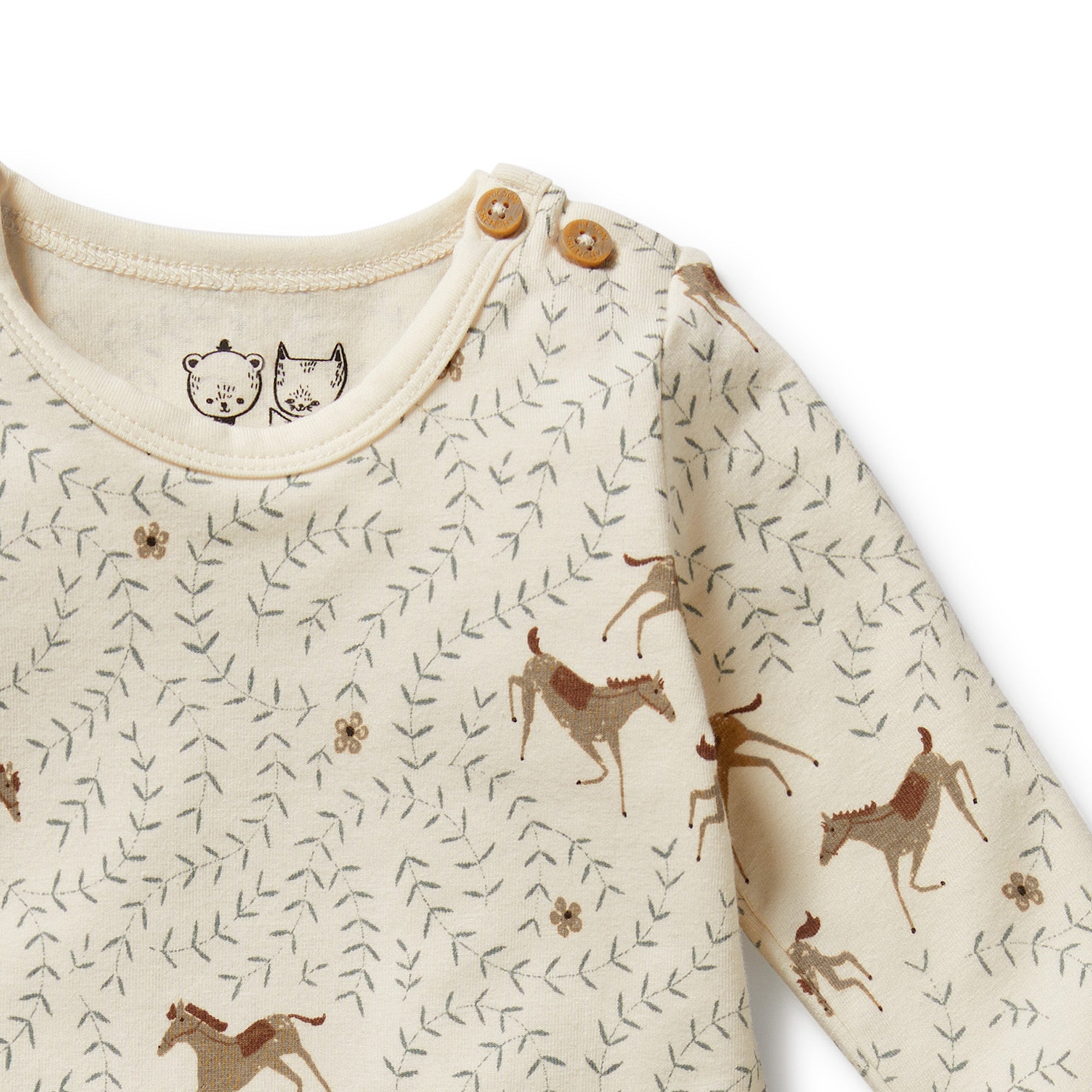 Wilson & Frenchy - Trixie Horse Organic Bodysuit