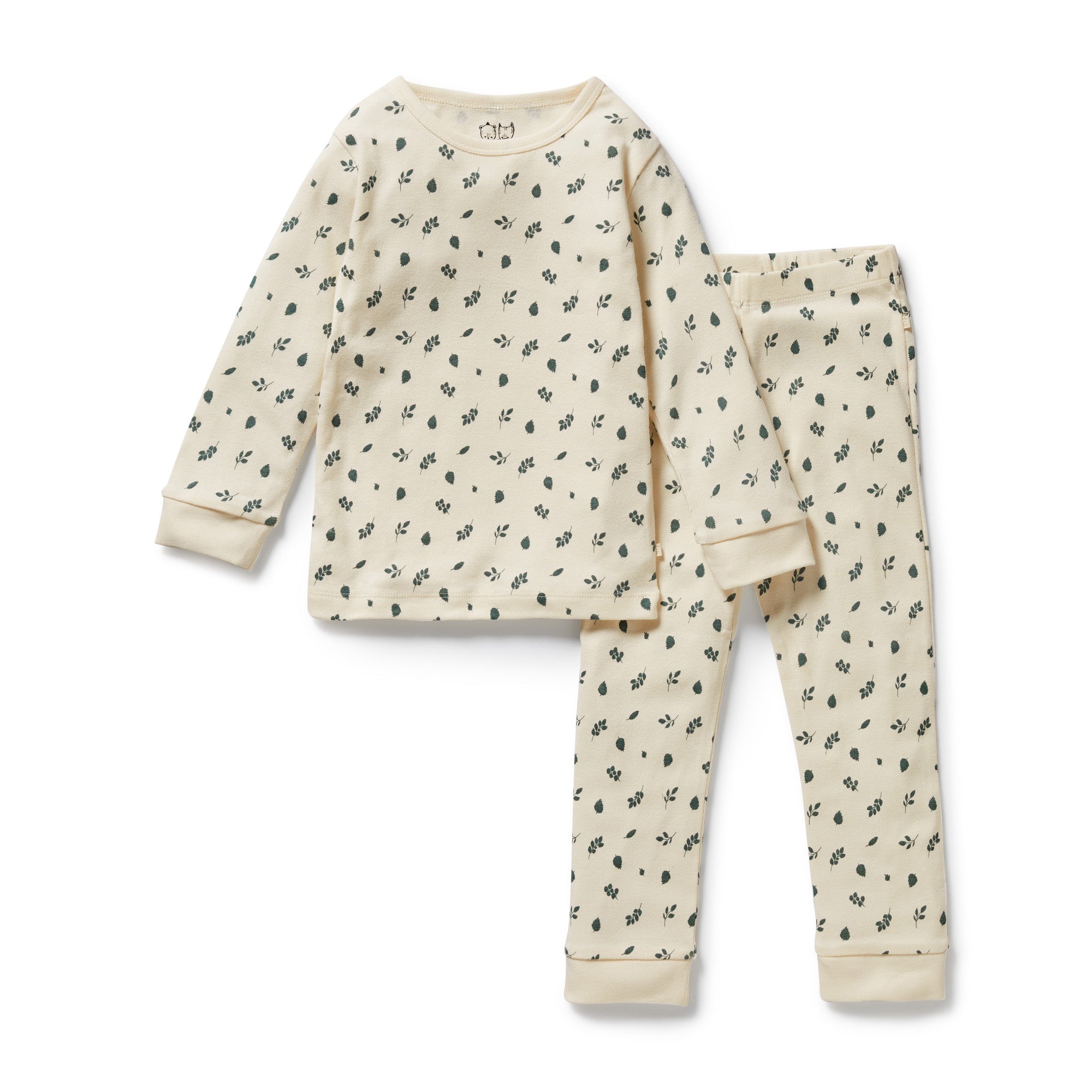 Wilson & Frenchy - Twilight Leaf Organic Long Sleeved Pyjamas