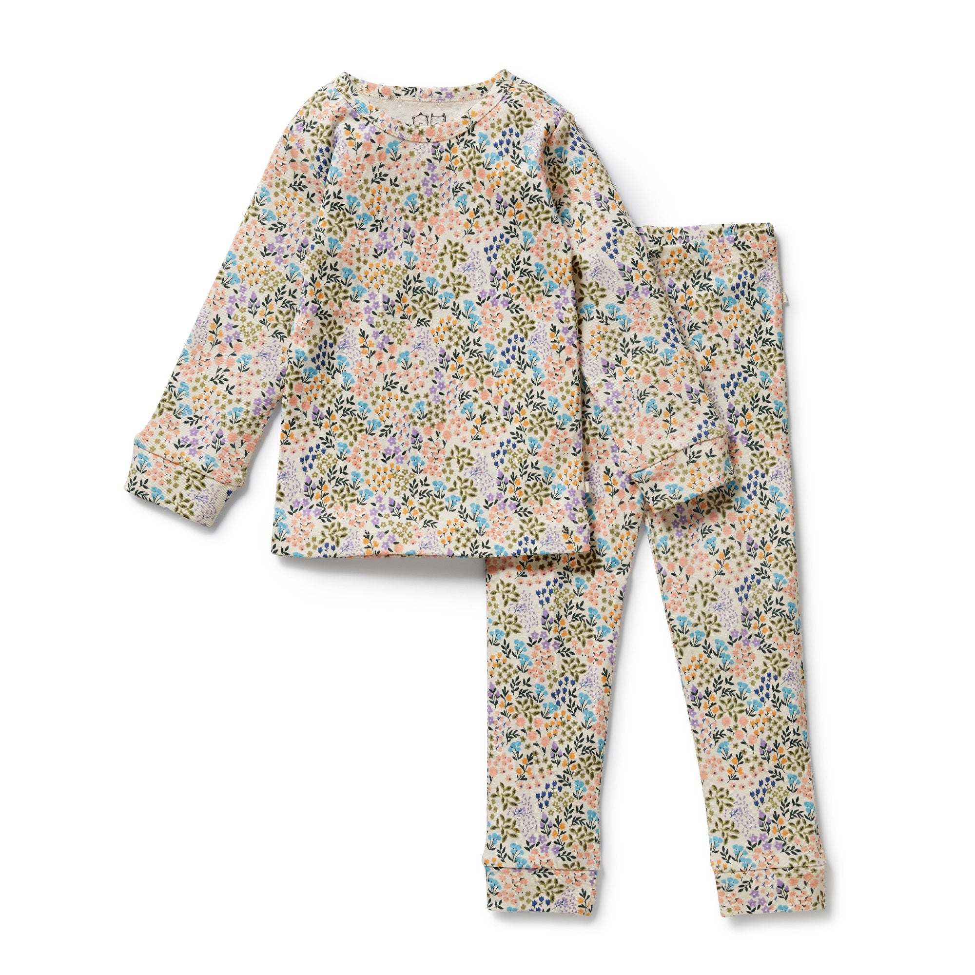 Wilson & Frenchy - Tiny Bloom Organic Long Sleeved Pyjamas