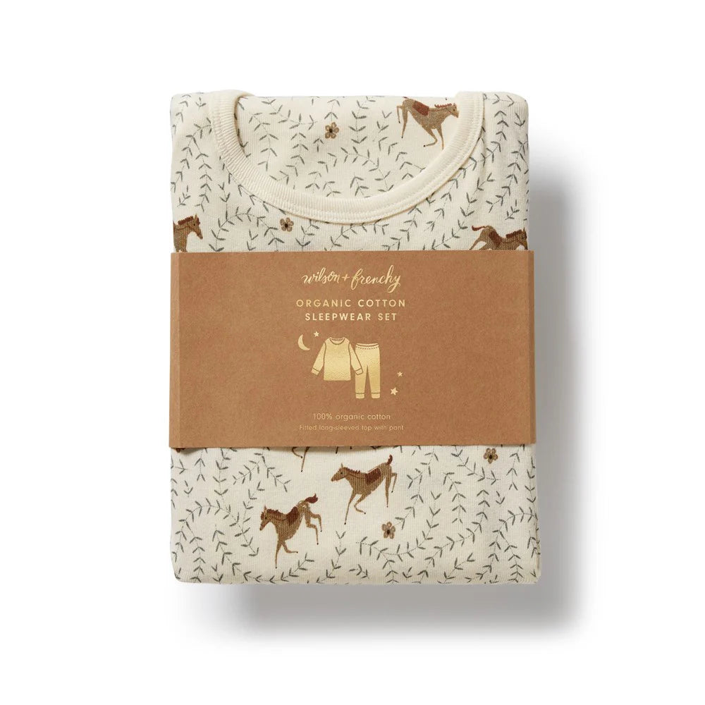 Wilson & Frenchy - Trixie Horse Organic Long Sleeved Pyjamas