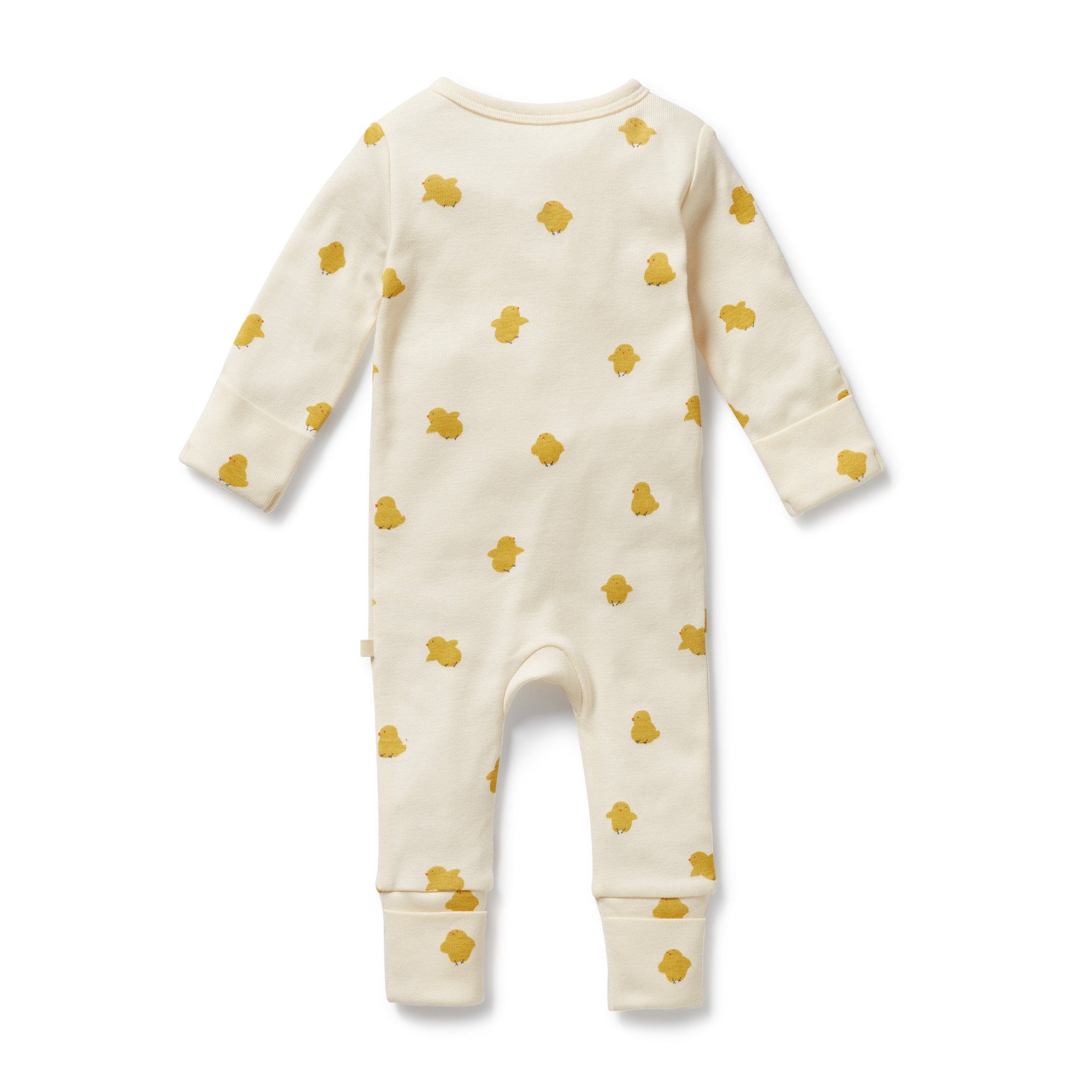 Wilson & Frenchy - Little Chick Organic Zipsuit with Feet