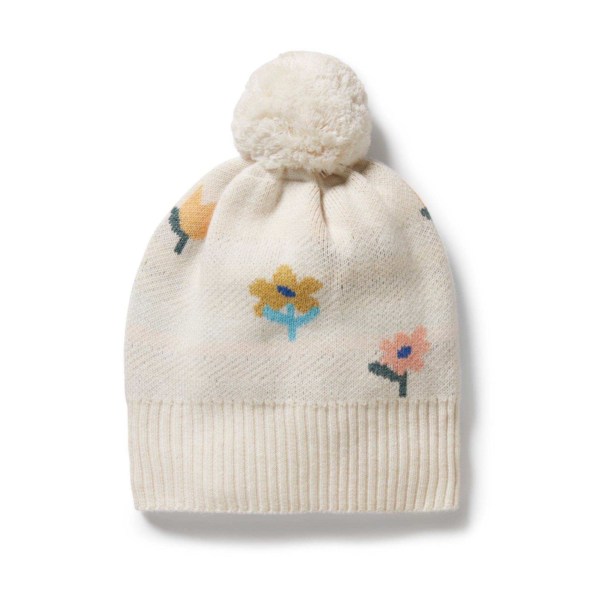 Wilson & Frenchy - Flower Pop Organic Knitted Jacquard Hat