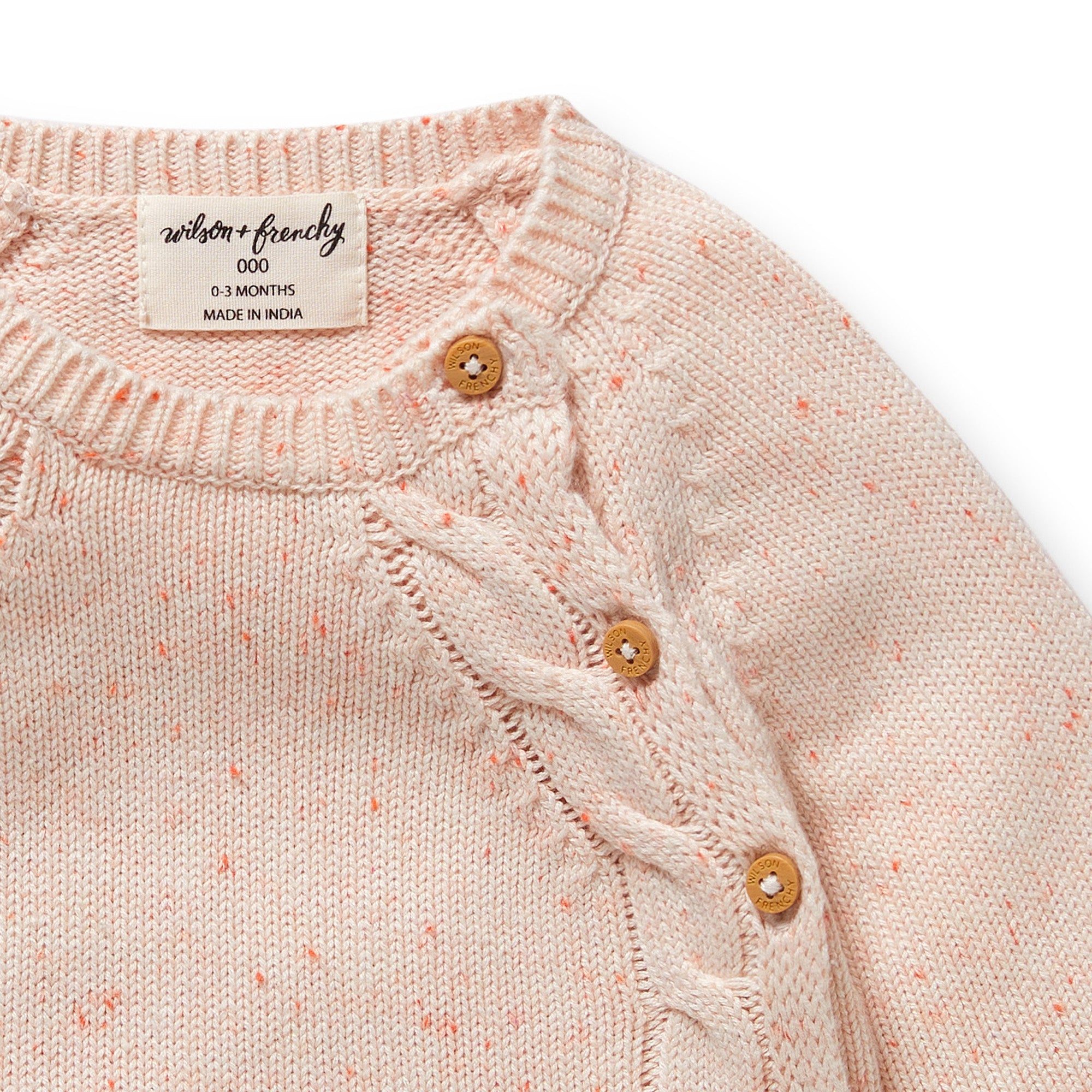 Wilson & Frenchy - Fairy Floss Organic Knitted Kimono Cardigan
