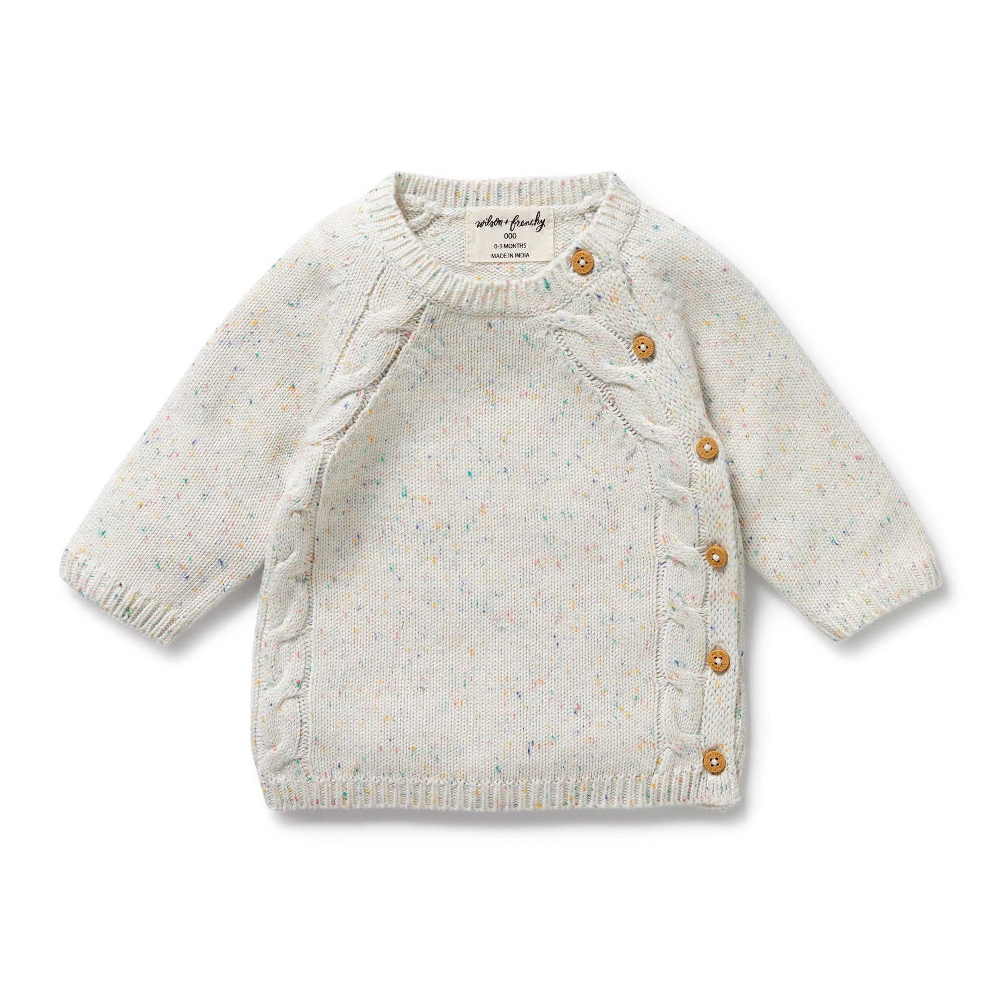 Wilson & Frenchy - Hundreds & Thousands Organic Knitted Kimono Cardigan