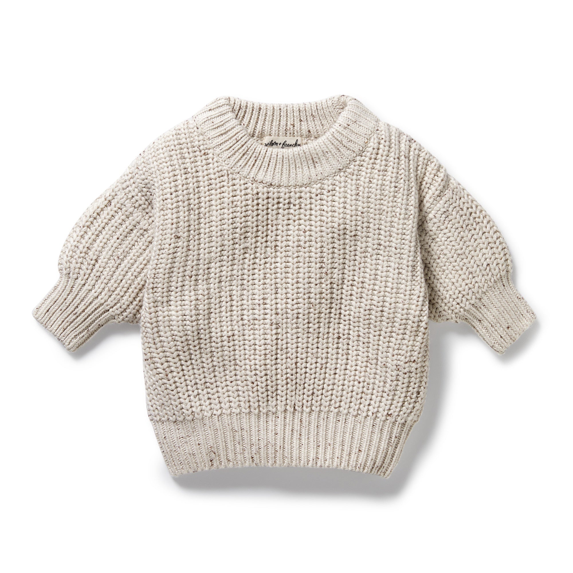 Wilson & Frenchy - Cookie and Cream Organic Knitted Jumper
