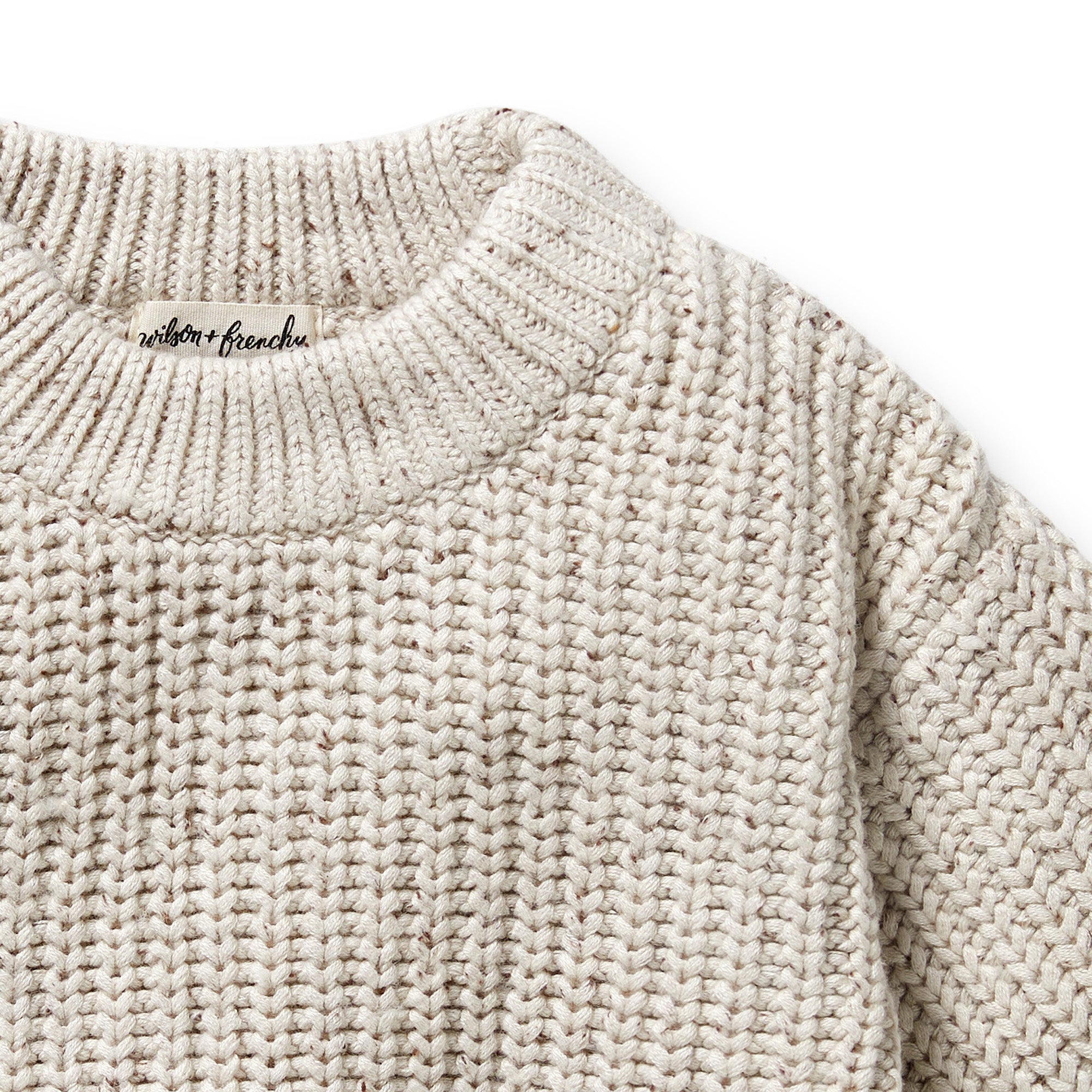 Wilson & Frenchy - Cookie and Cream Organic Knitted Jumper