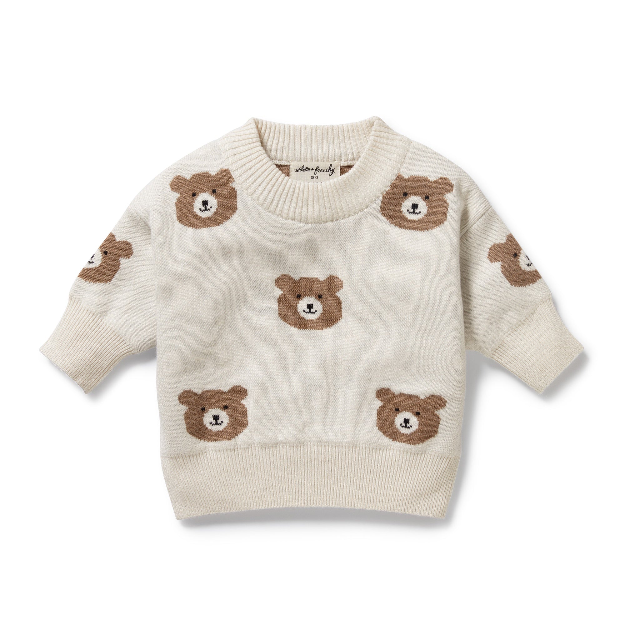 Wilson & Frenchy - Beary Cute Knitted Jacquard Jumper