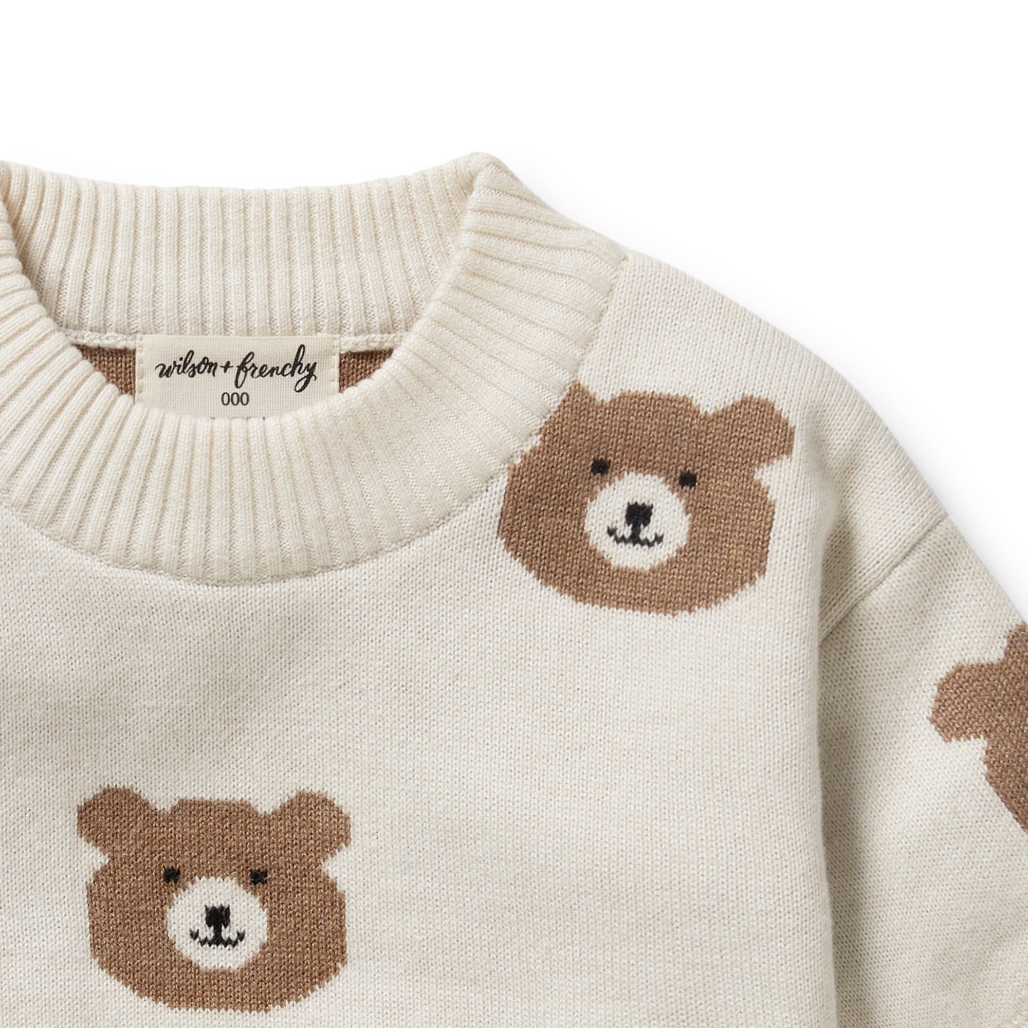 Wilson & Frenchy - Beary Cute Knitted Jacquard Jumper