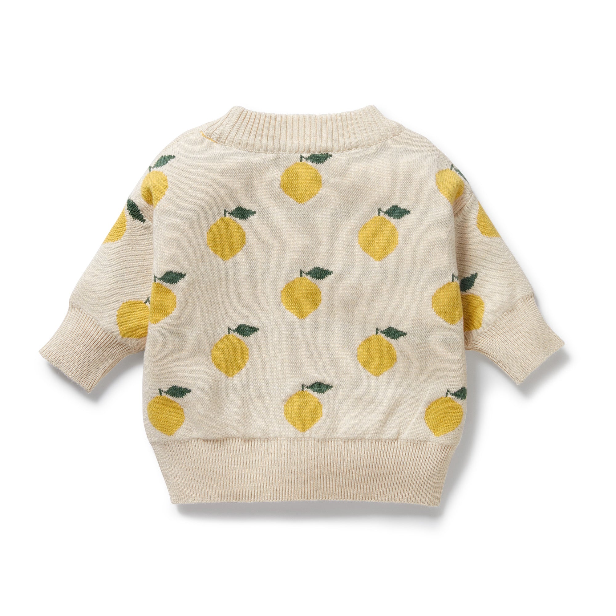 Wilson & Frenchy - Lemony Organic Knitted Jacquard Jumper