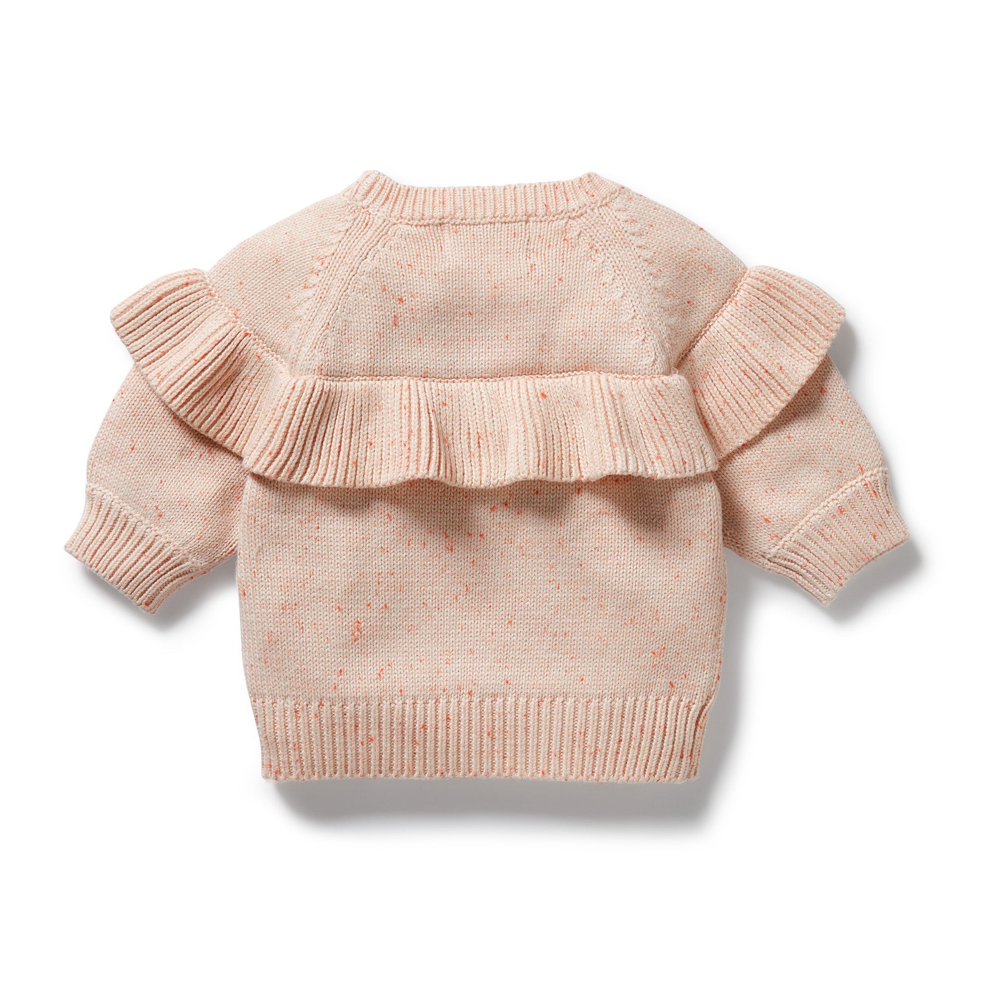 Wilson & Frenchy - Fairy Floss Organic Knitted Ruffle Jumper
