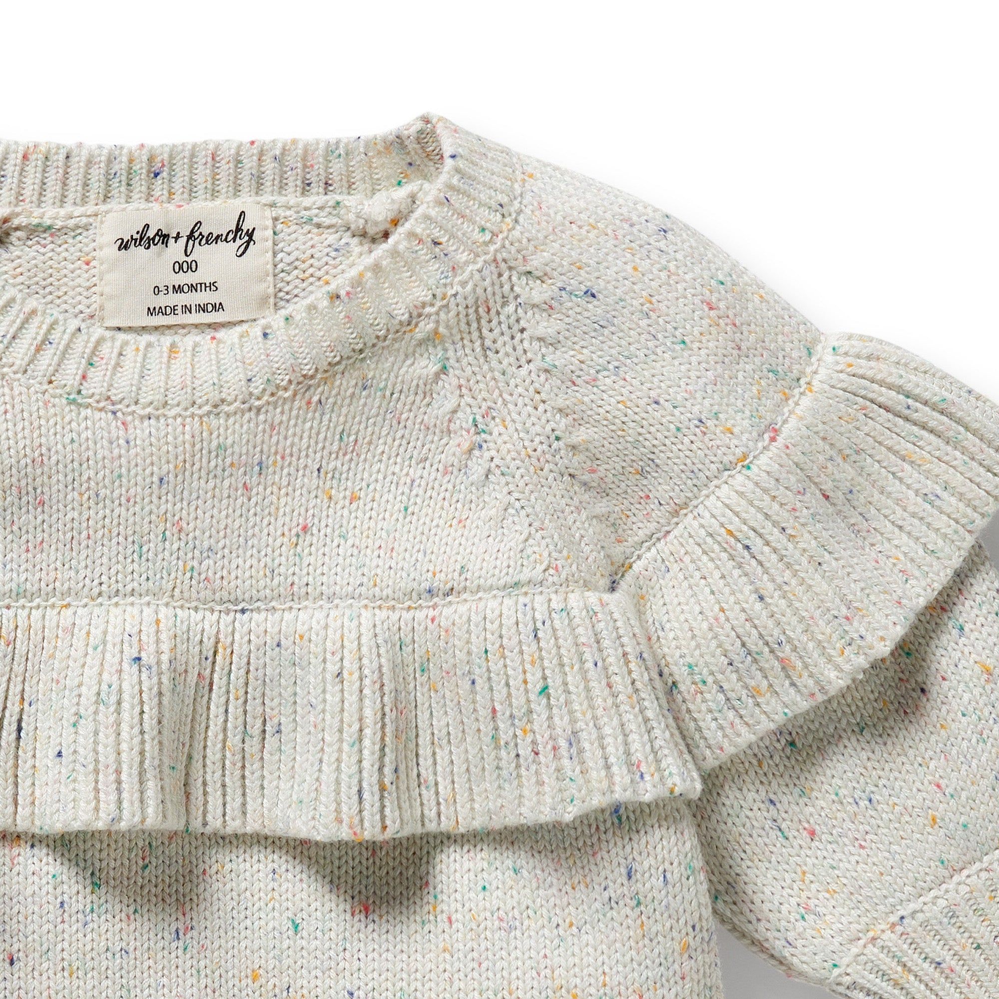 Wilson & Frenchy - Hundreds & Thousands Knitted Ruffle Jumper