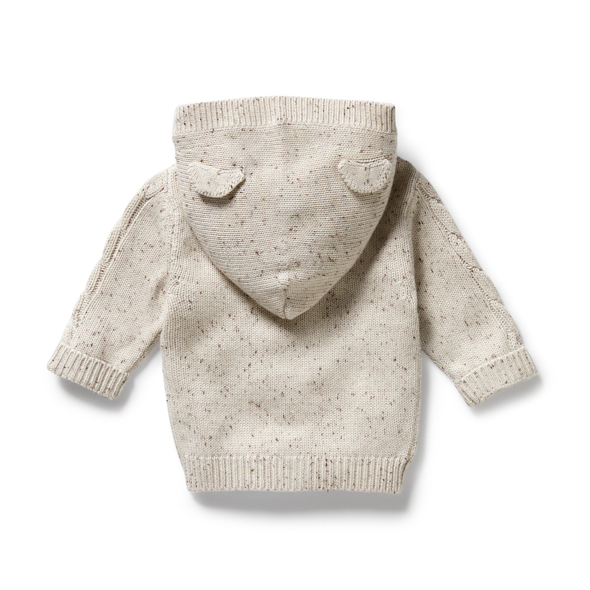 Wilson & Frenchy - Cookie and Cream Organic Knitted Cable Jacket