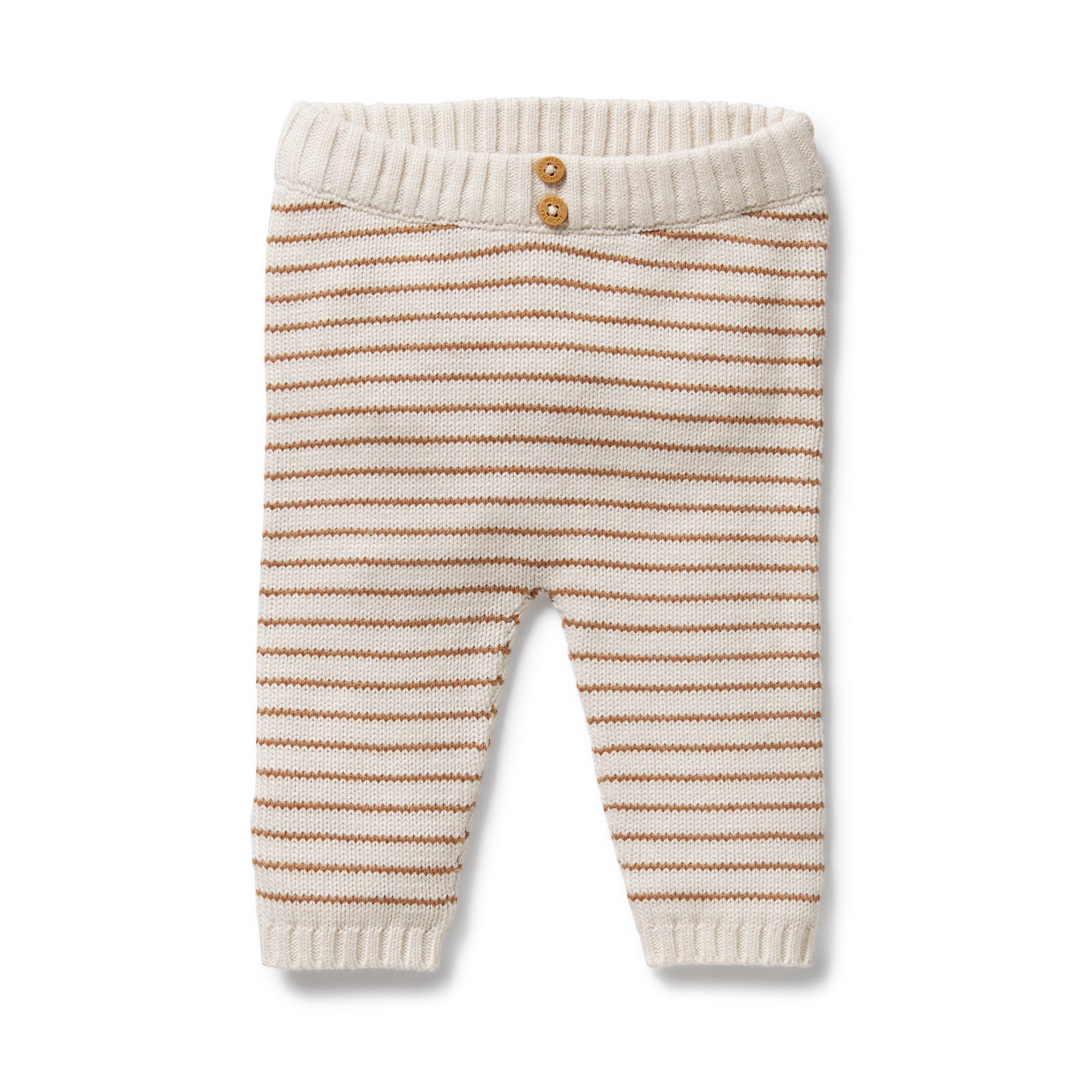 Wilson & Frenchy - Cinnamon Stripe Organic Knitted Legging