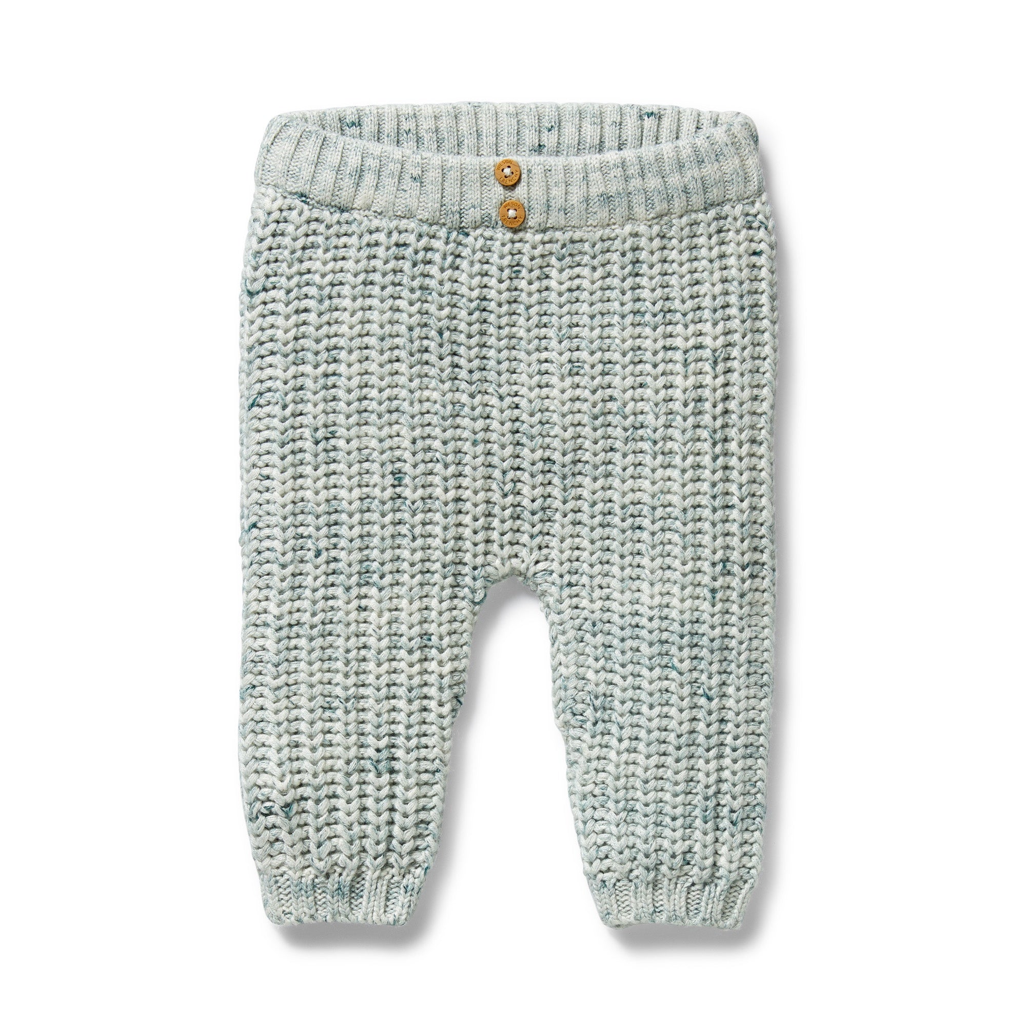 Wilson & Frenchy - Moss Speckle Organic Knitted Legging