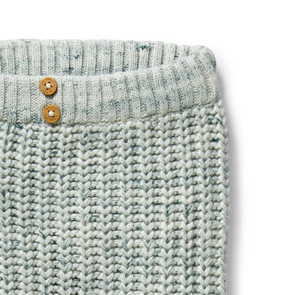Wilson & Frenchy - Moss Speckle Organic Knitted Jumper
