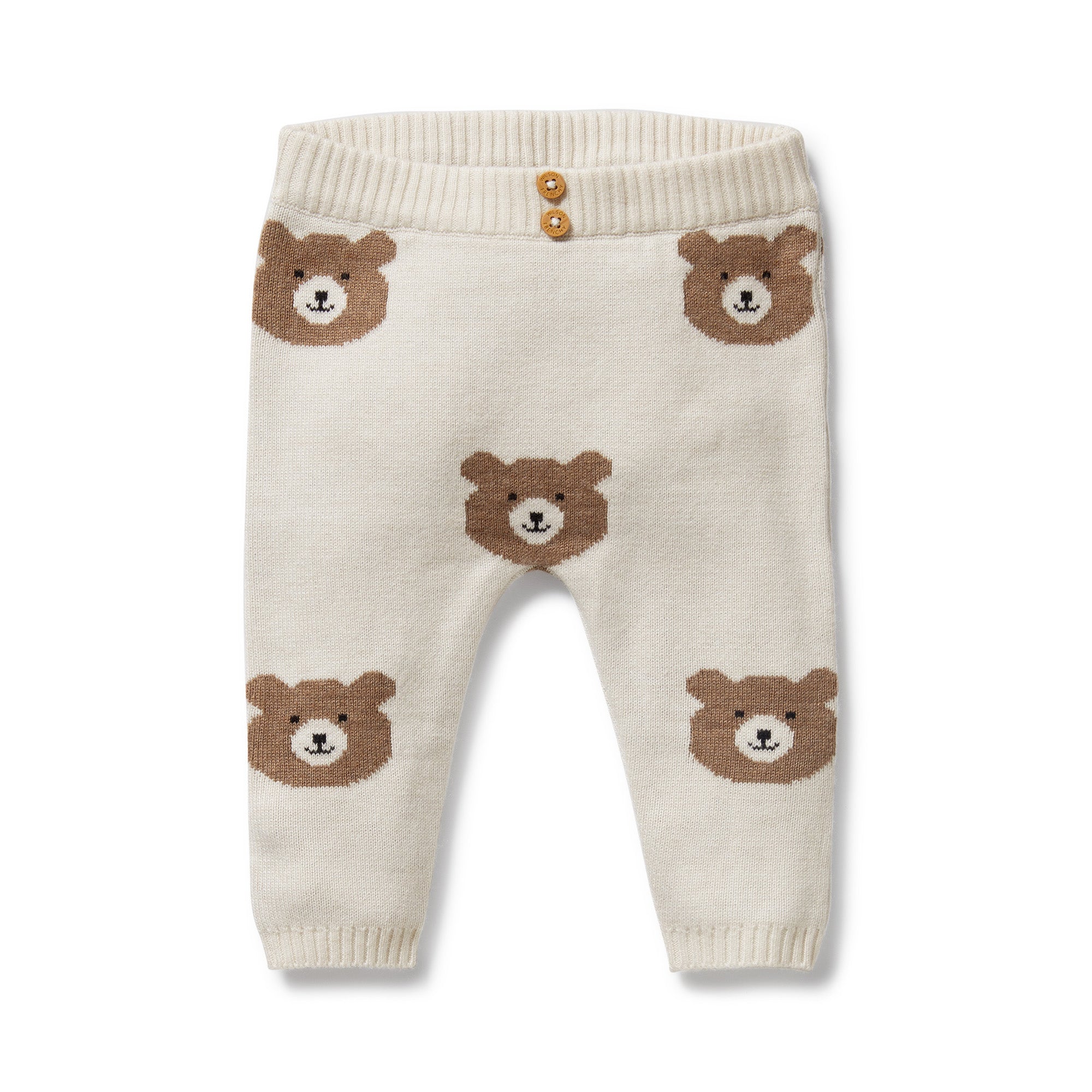 Wilson & Frenchy - Beary Cute Knitted Jacquard Legging