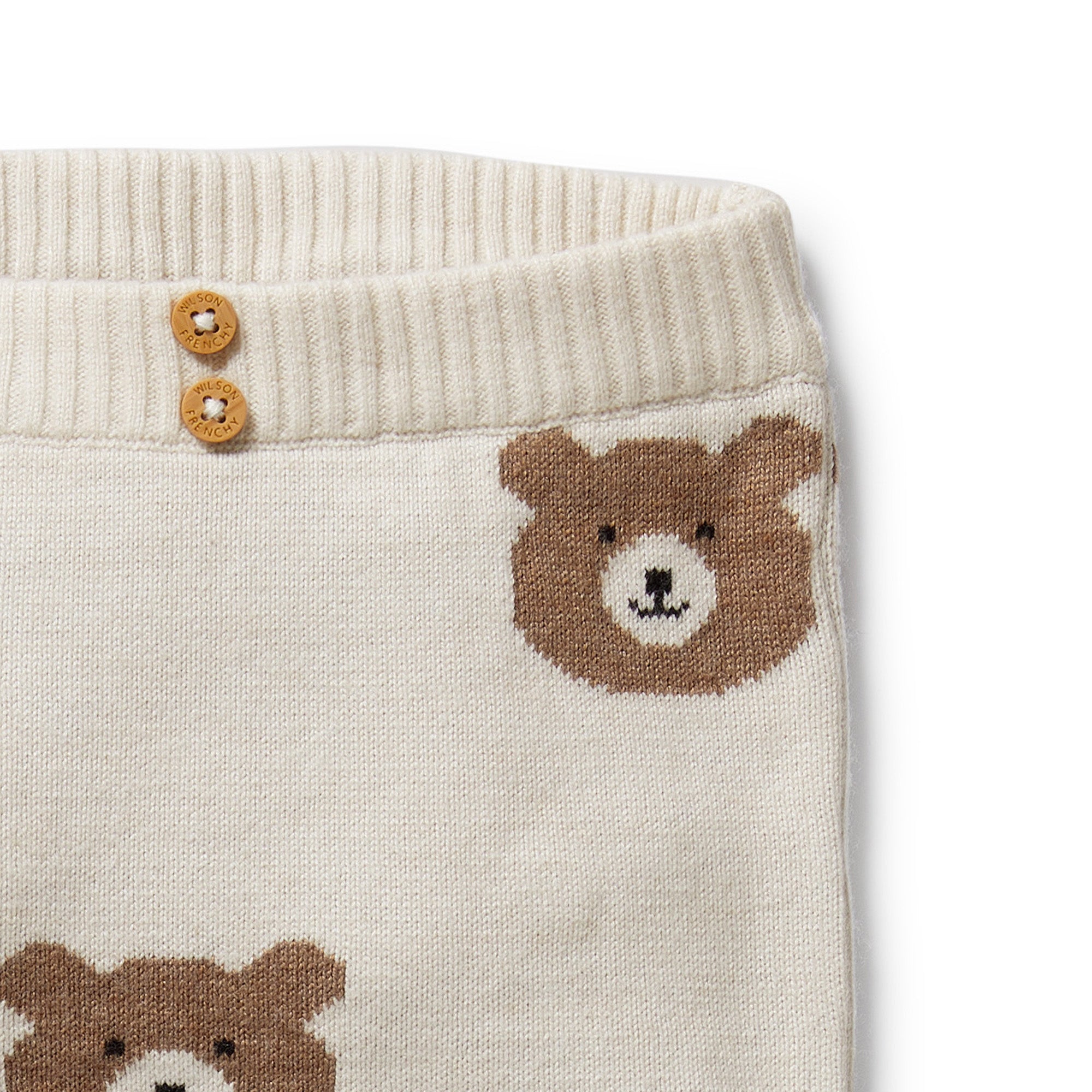 Wilson & Frenchy - Beary Cute Knitted Jacquard Legging