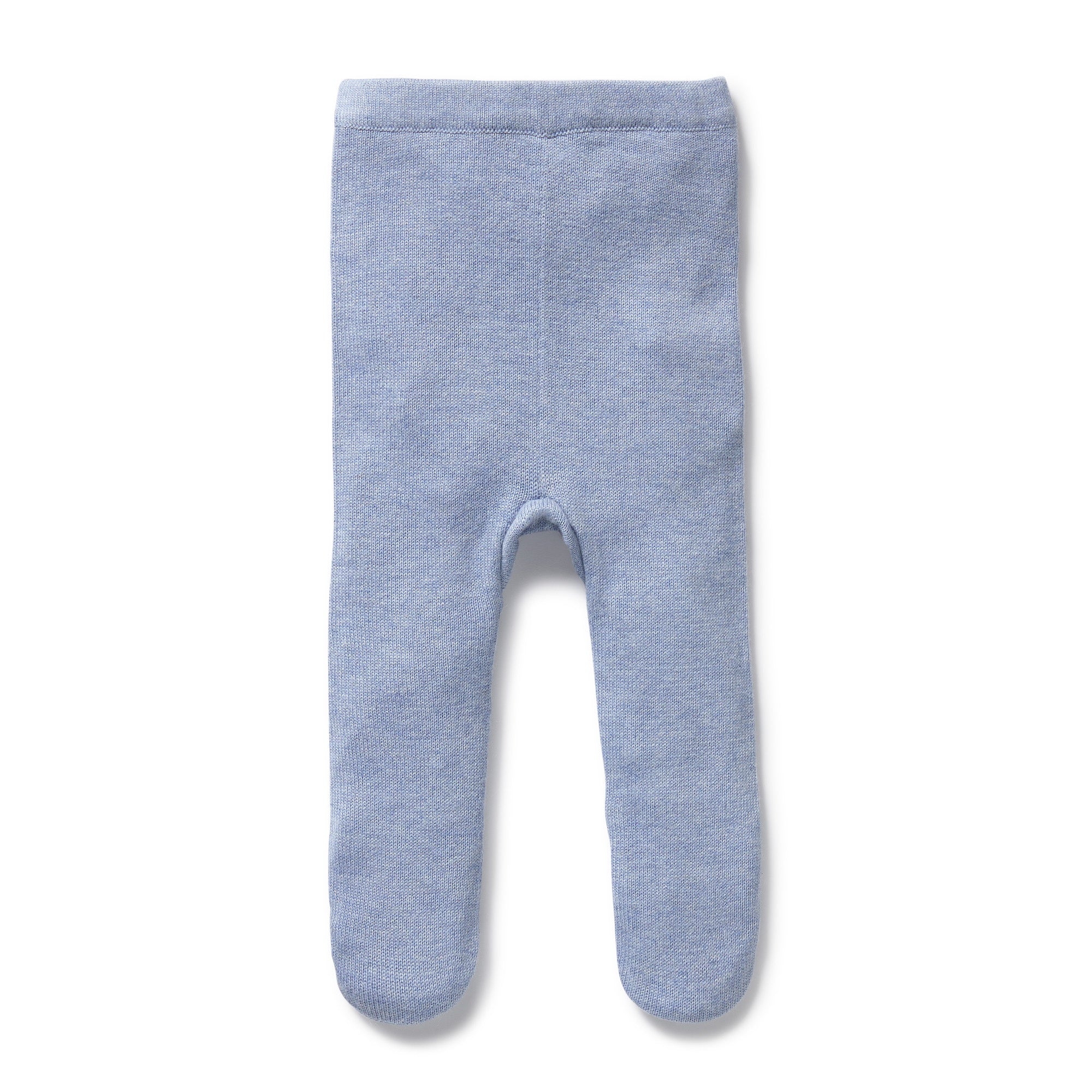 Wilson & Frenchy - Blue Speckle Knitted Legging with Feet