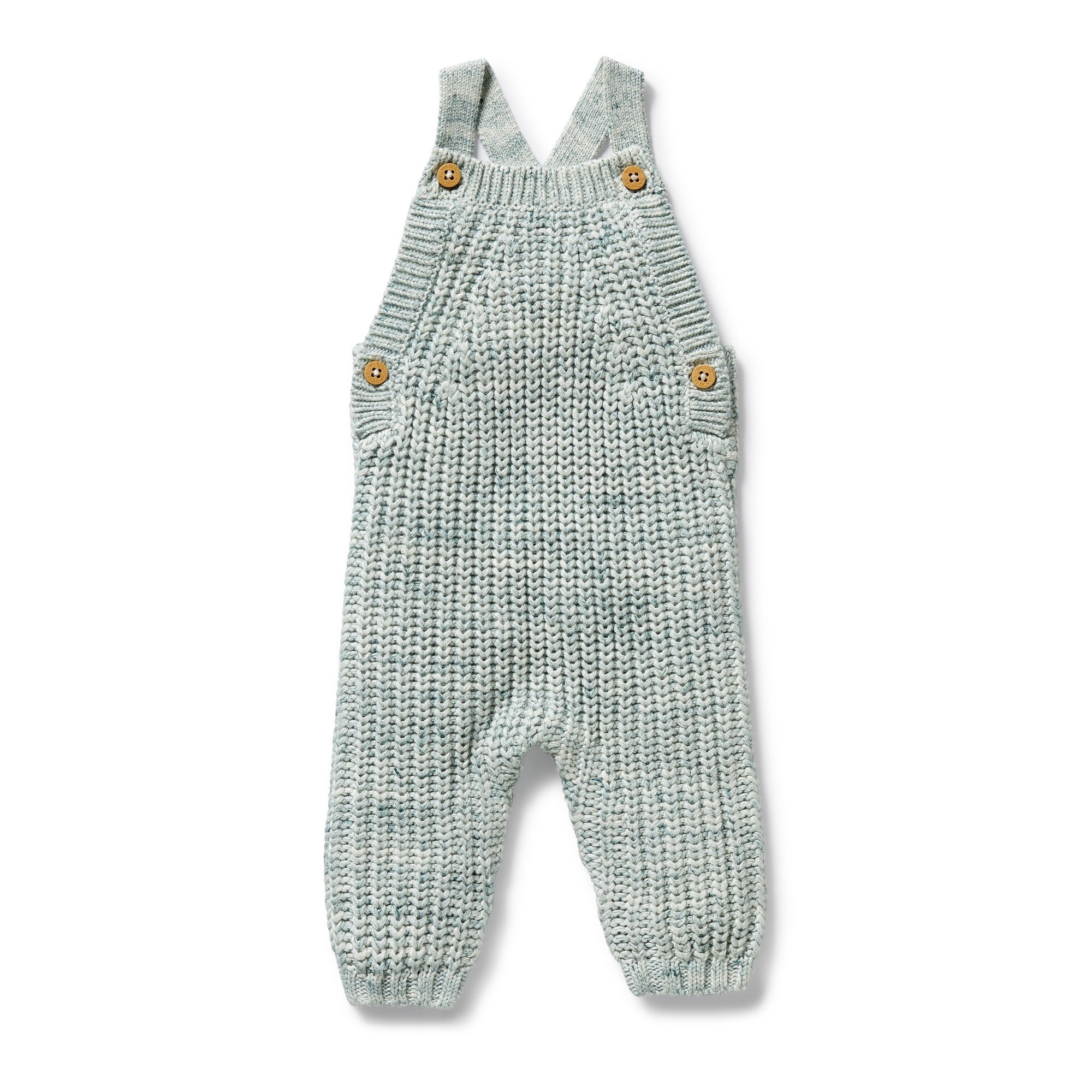 Wilson & Frenchy - Moss Speckle Organic Knitted Overall