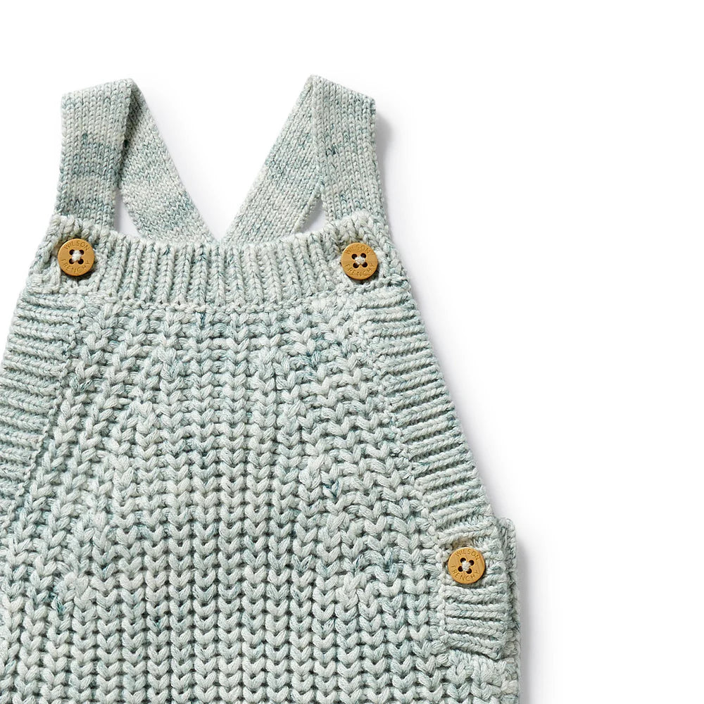 Wilson & Frenchy - Moss Speckle Organic Knitted Overall