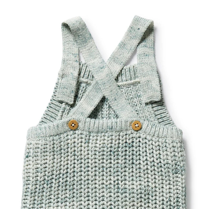 Wilson & Frenchy - Moss Speckle Organic Knitted Overall