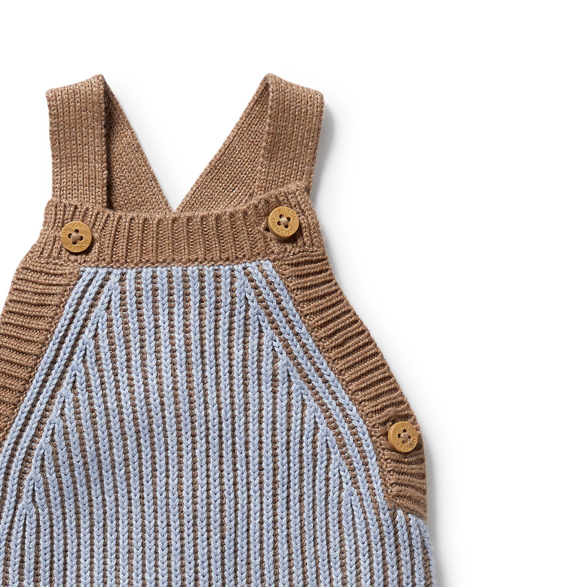 Wilson & Frenchy - Coco and Blue Speckle Knitted Overall