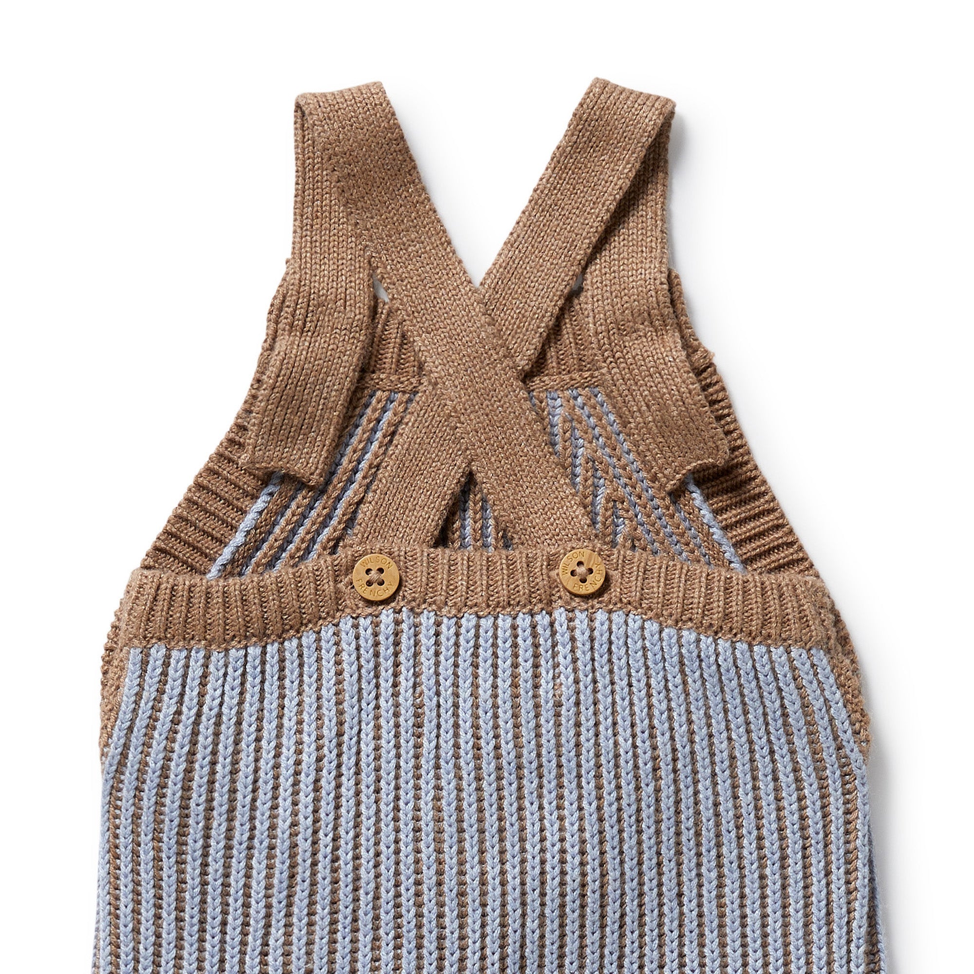 Wilson & Frenchy - Coco and Blue Speckle Knitted Overall