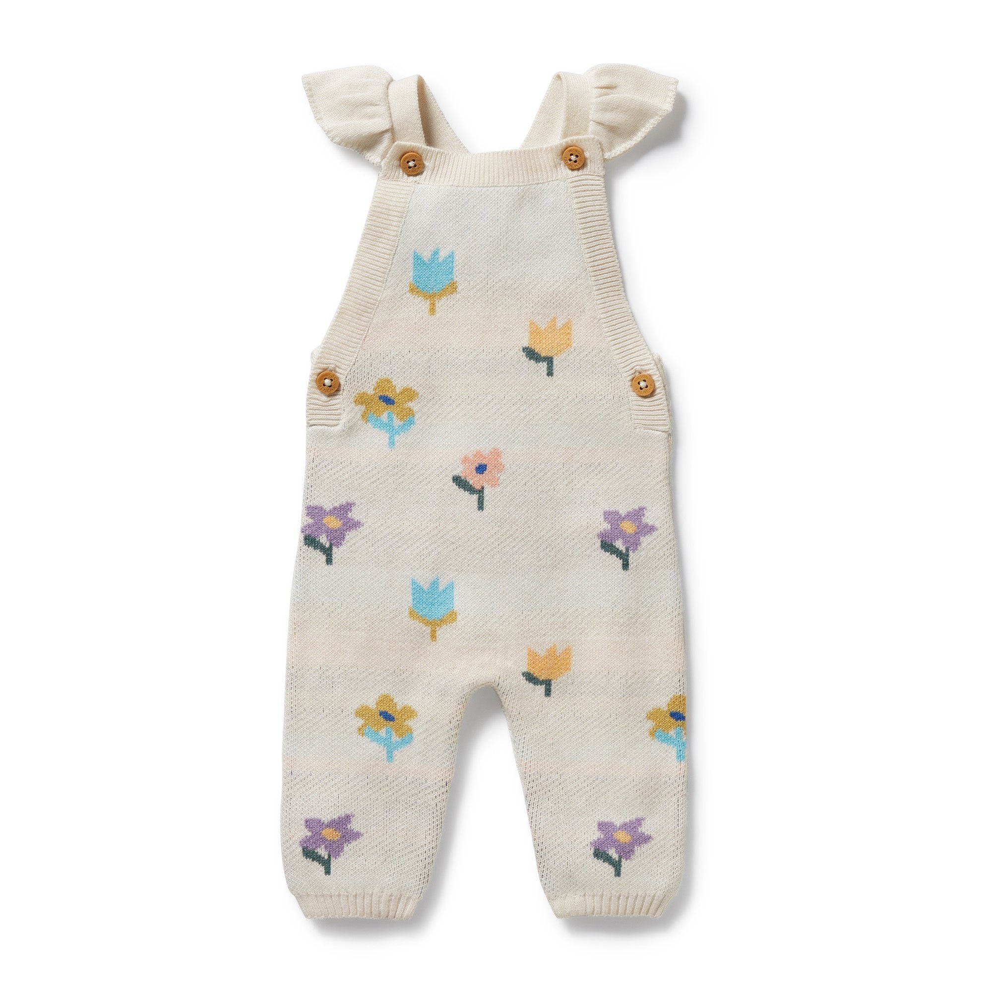 Wilson & Frenchy - Flower Pop Organic Knitted Jacquard Overall