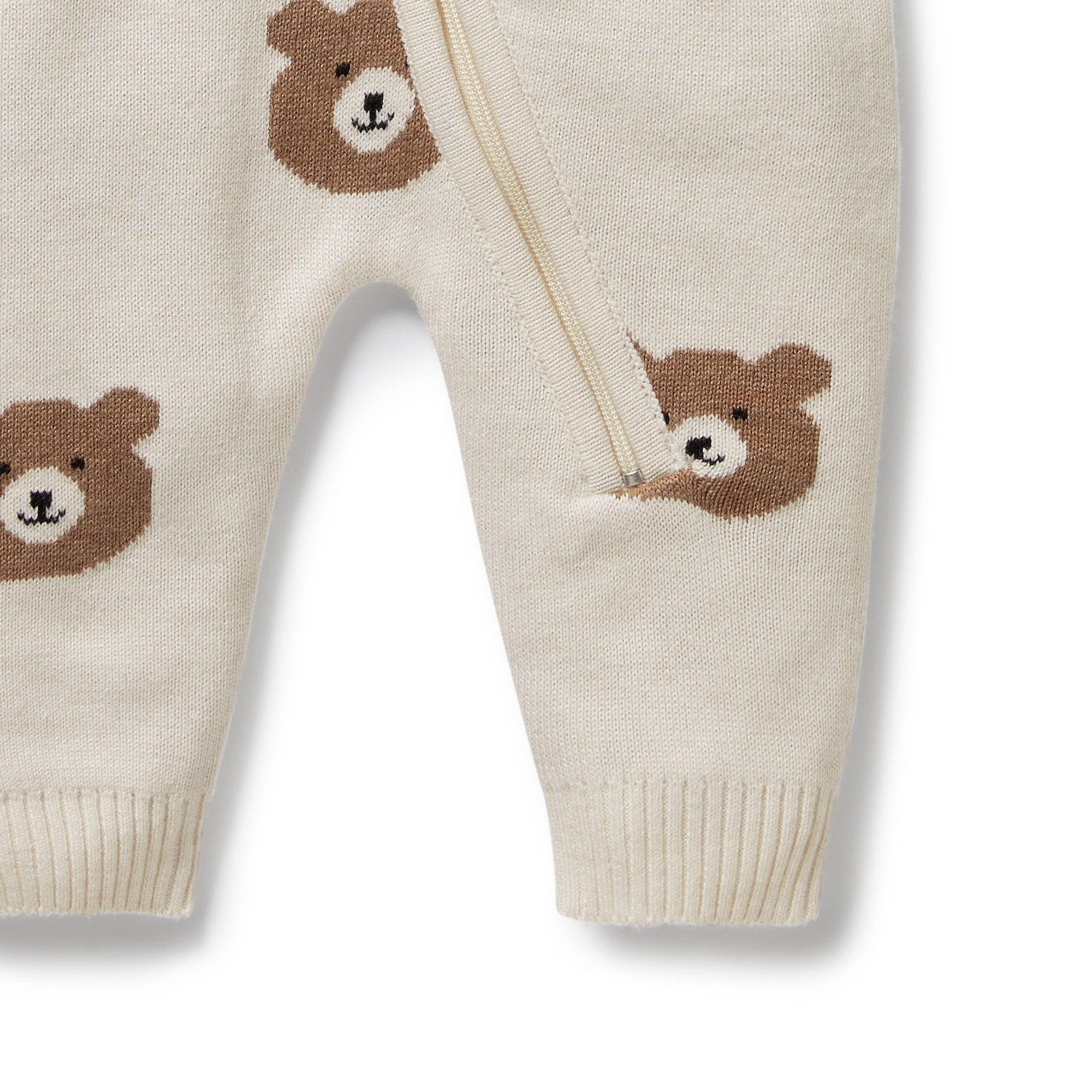 Wilson & Frenchy - Beary Cute Knitted Jacquard Growsuit