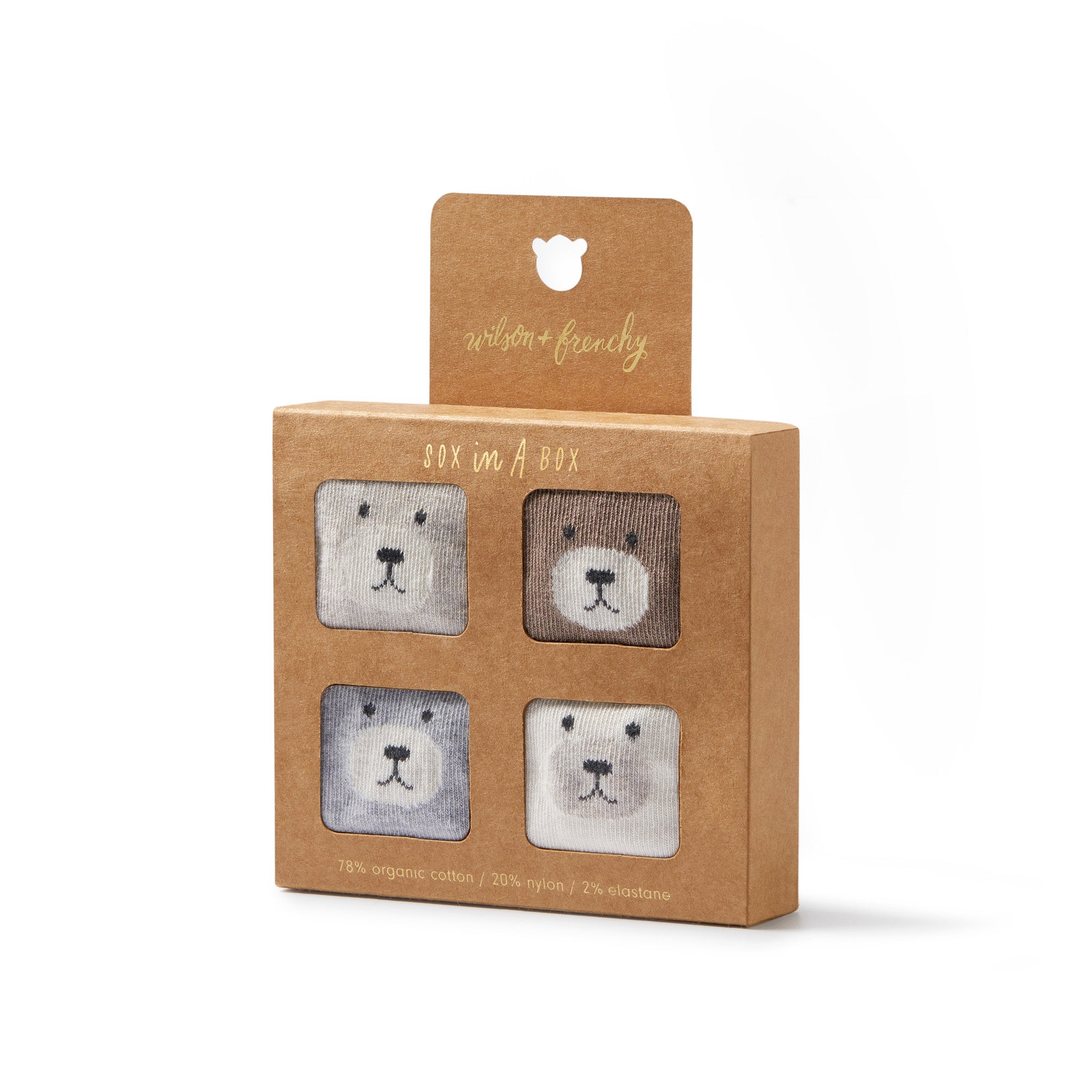 Wilson & Frenchy - Twilight Leaf Organic 4 Pack Baby Socks