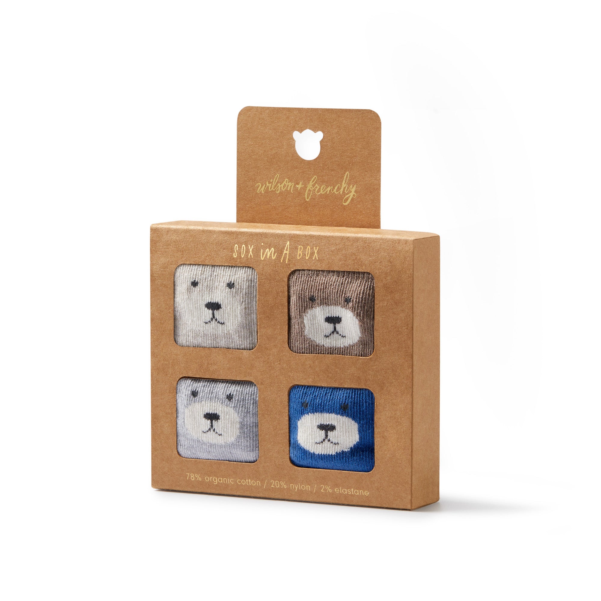 Wilson & Frenchy - Winter Forest Organic 4 Pack Baby Socks