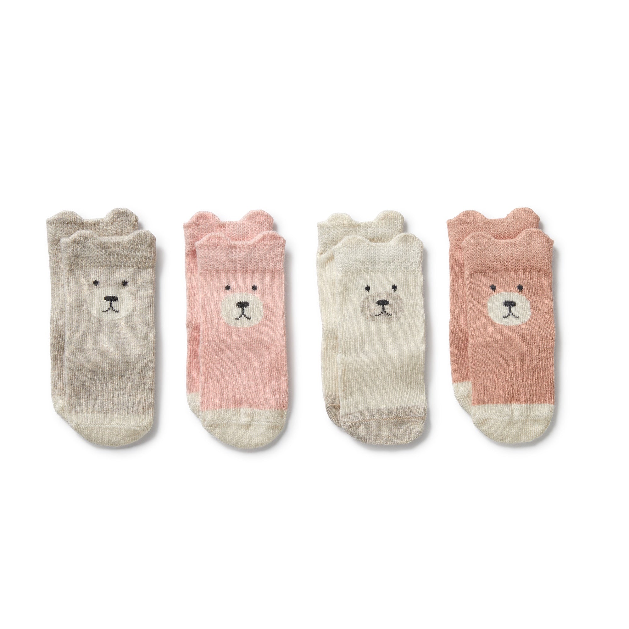 Wilson & Frenchy - Tiny Bloom Organic 4 Pack Baby Socks