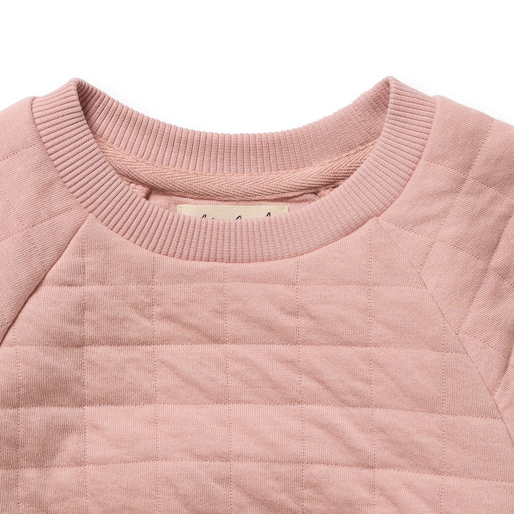 Wilson & frenchy - Rose Organic Quilted Sweat
