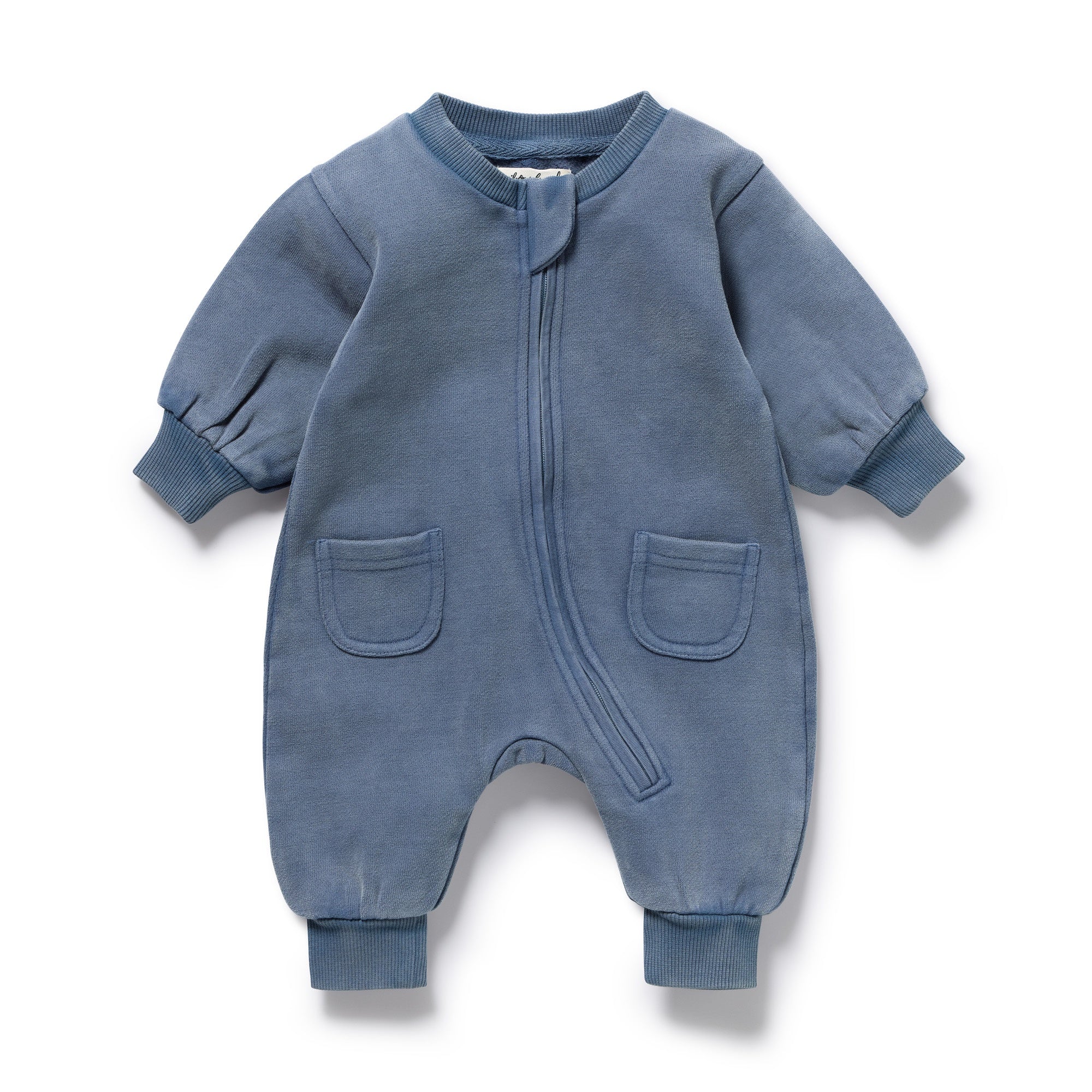 Wilson & Frenchy - Twilight Blue Organic Terry Growsuit