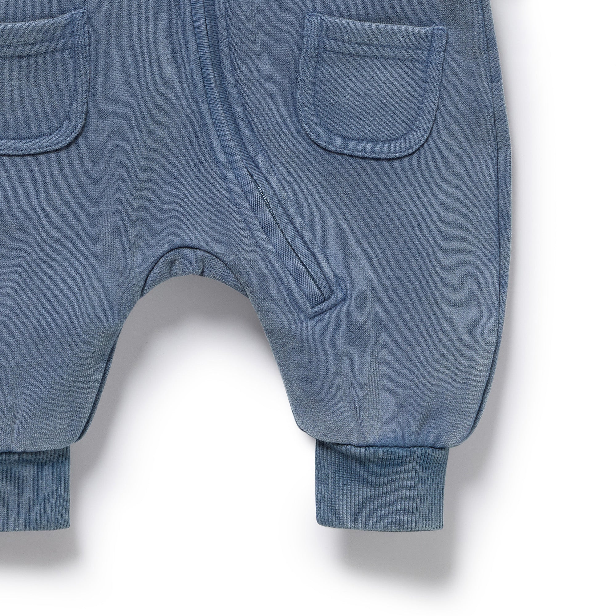 Wilson & Frenchy - Twilight Blue Organic Terry Growsuit