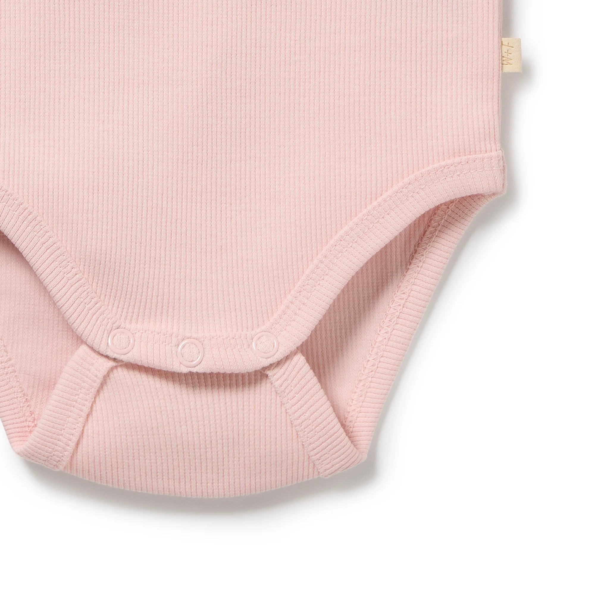 Wilson & Frenchy - Strawberry Cream Organic Rib Long Sleeved Bodysuit