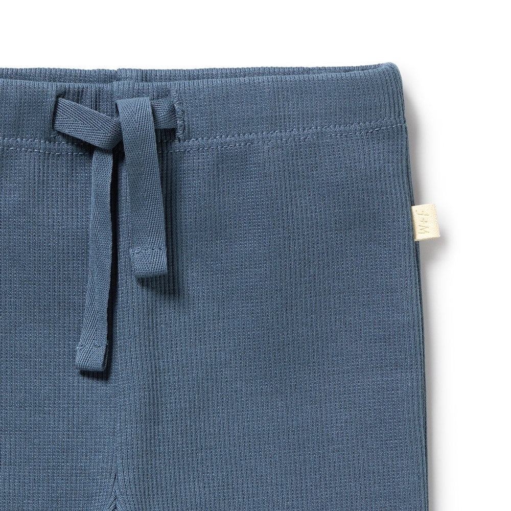 Wilson & Frenchy - Twilight Blue Organic Rib Legging