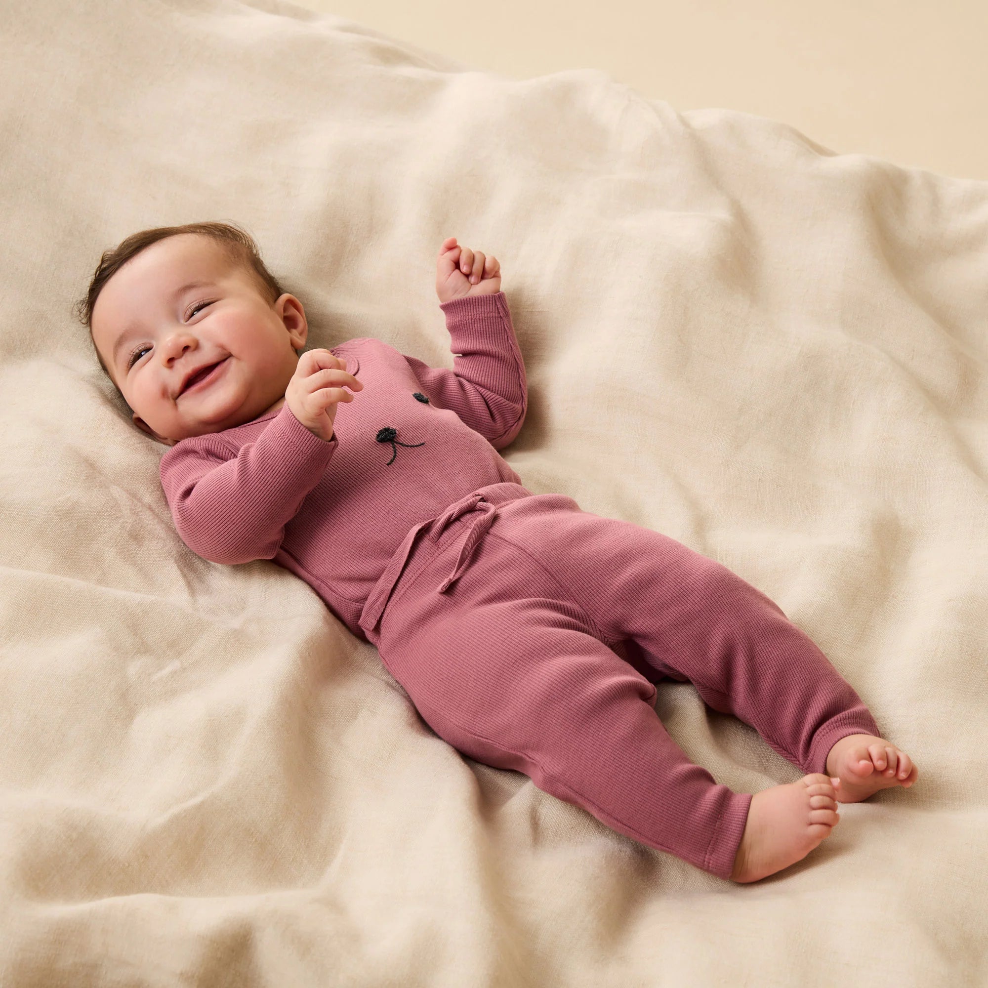 Wilson & Frenchy - Plum Organic Rib Legging