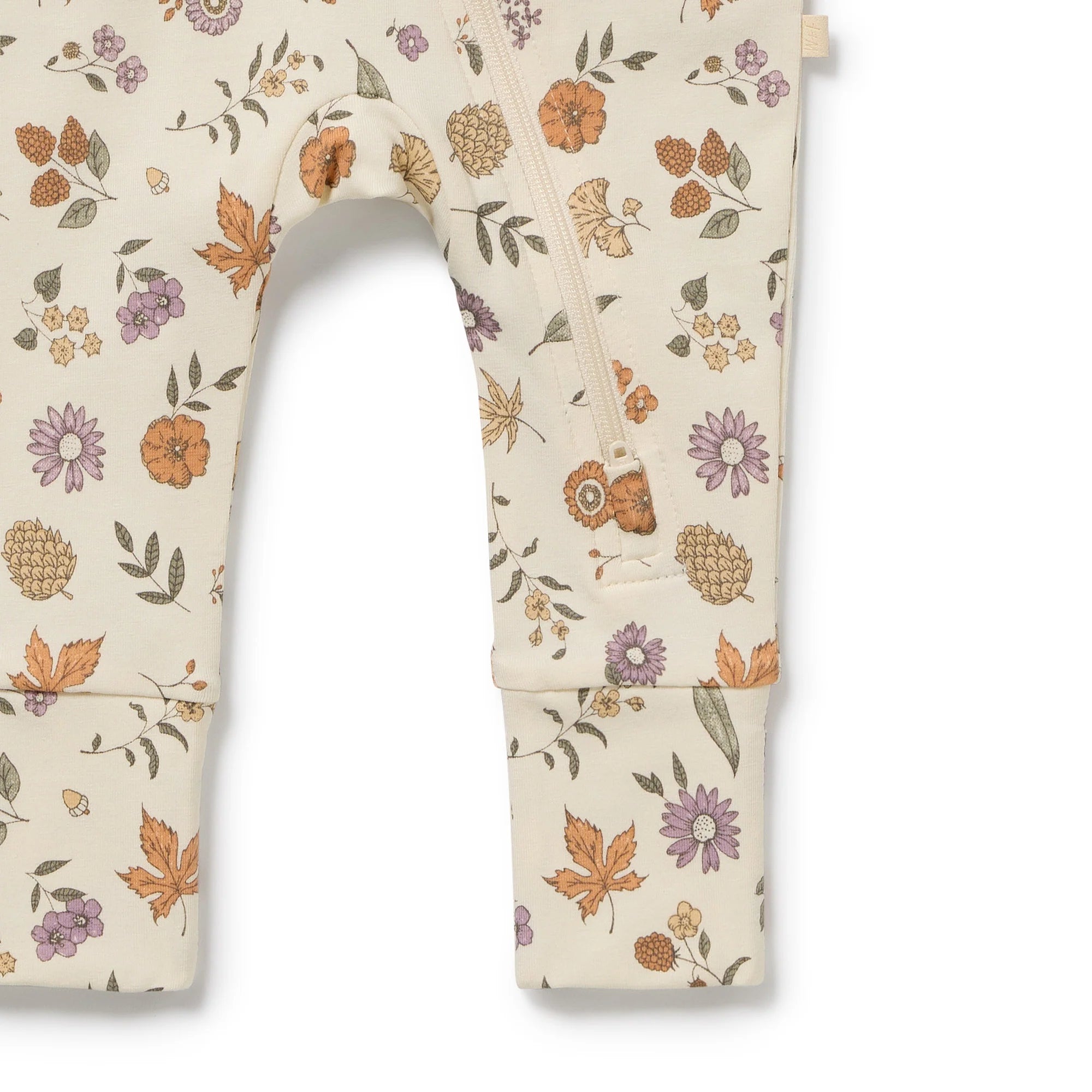 Wilson & Frenchy - Maple Glow Organic Zipsuit with Feet