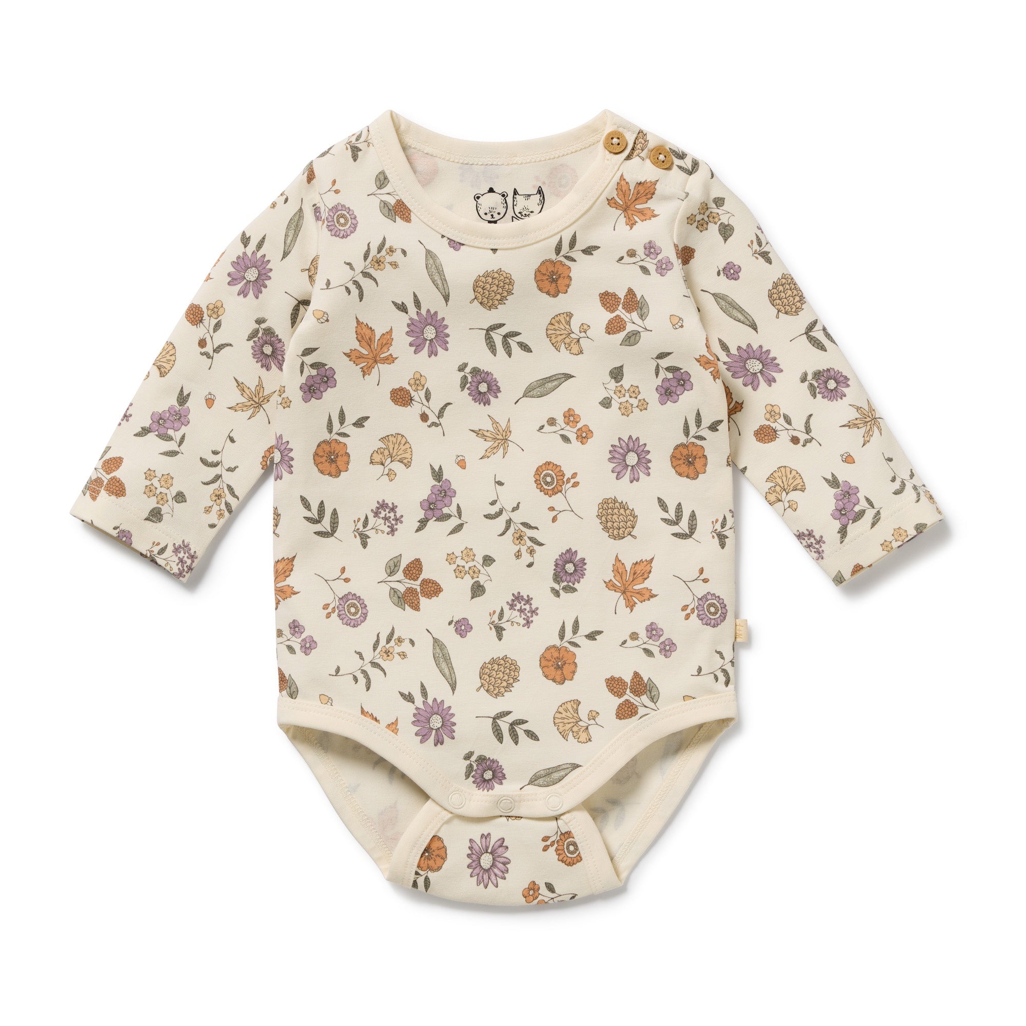 Wilson & Frenchy - Maple Glow Organic Bodysuit