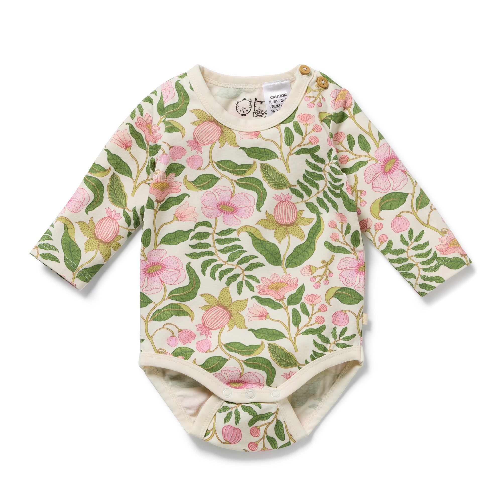 Wilson & Frenchy - Ma Fleur Organic Bodysuit