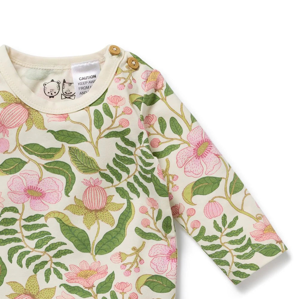 Wilson & Frenchy - Ma Fleur Organic Bodysuit