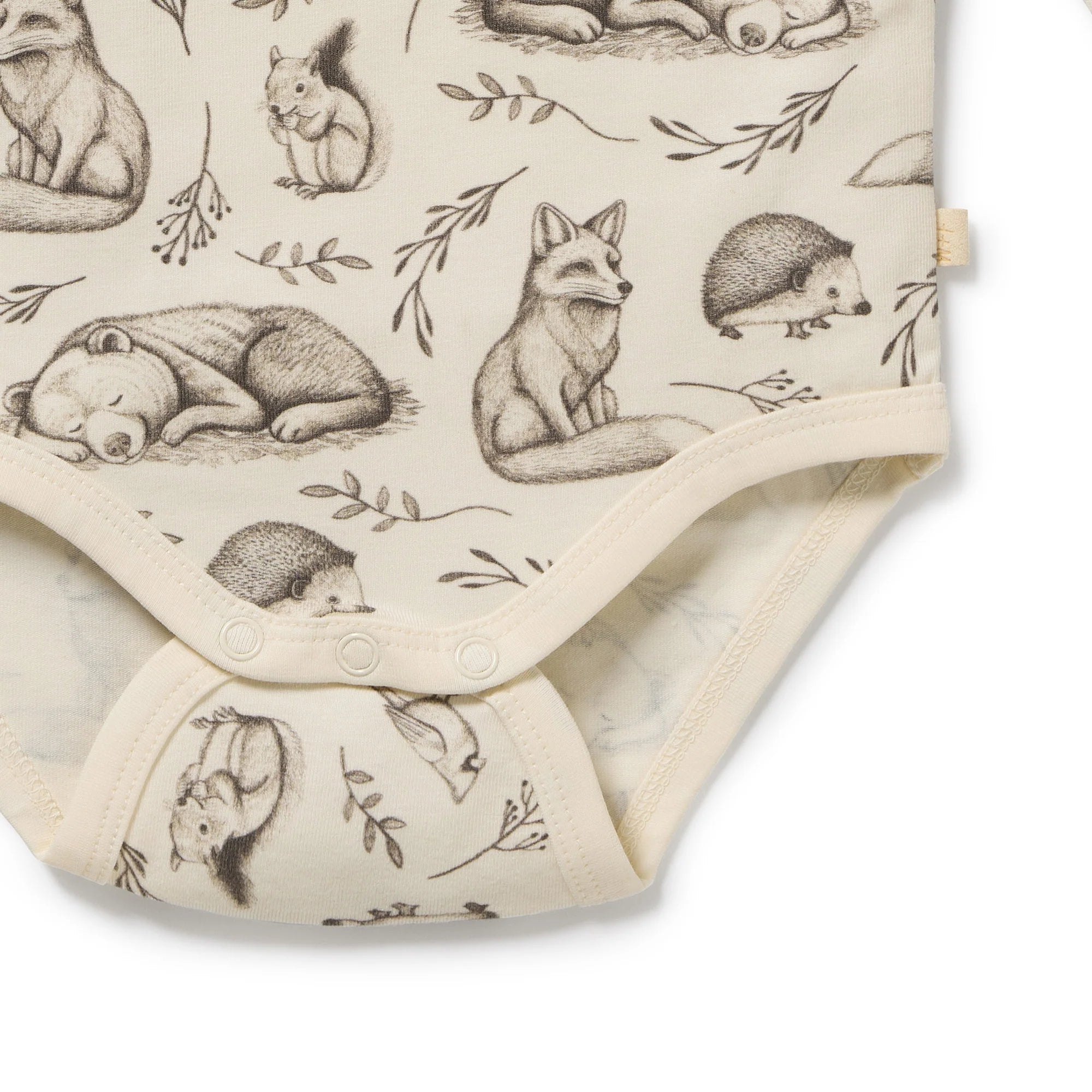 Wilson & Frenchy - Foxglove Forest Organic Bodysuit
