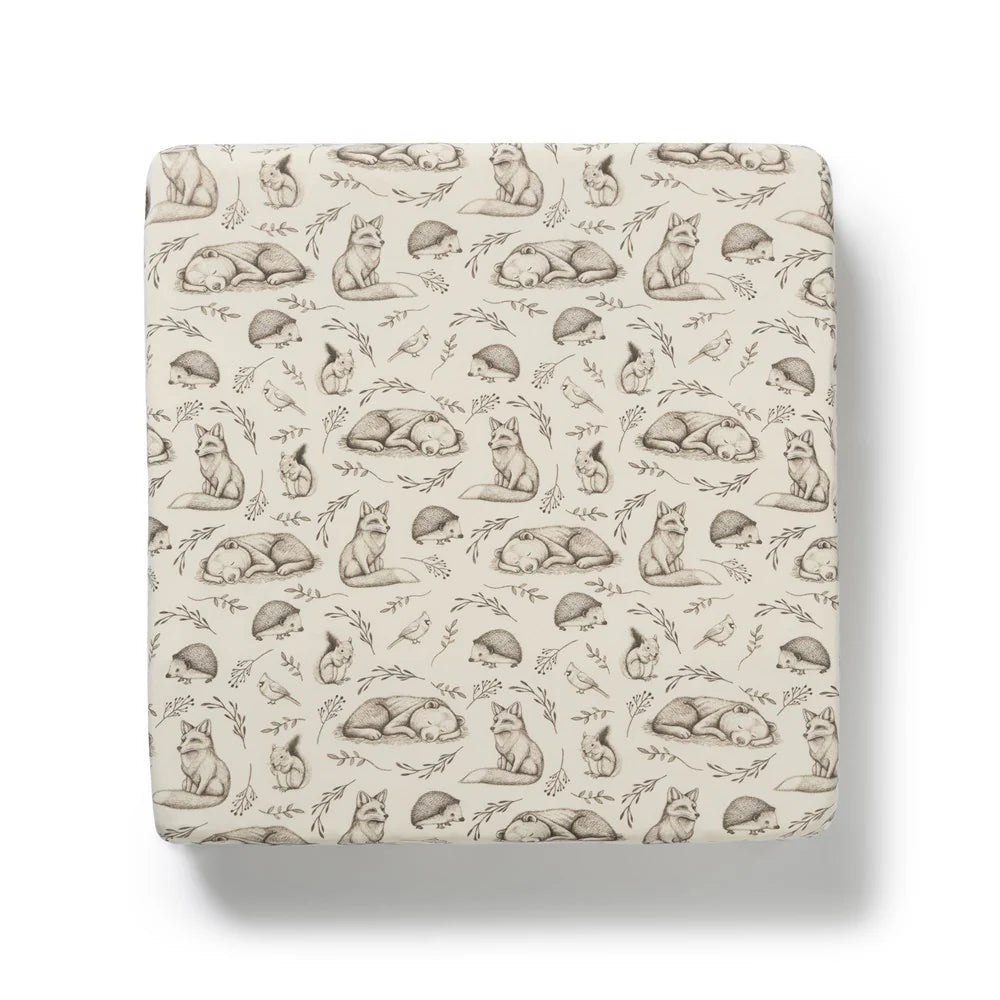 Wilson & Frenchy - Foxglove Forest Organic Cot Sheet