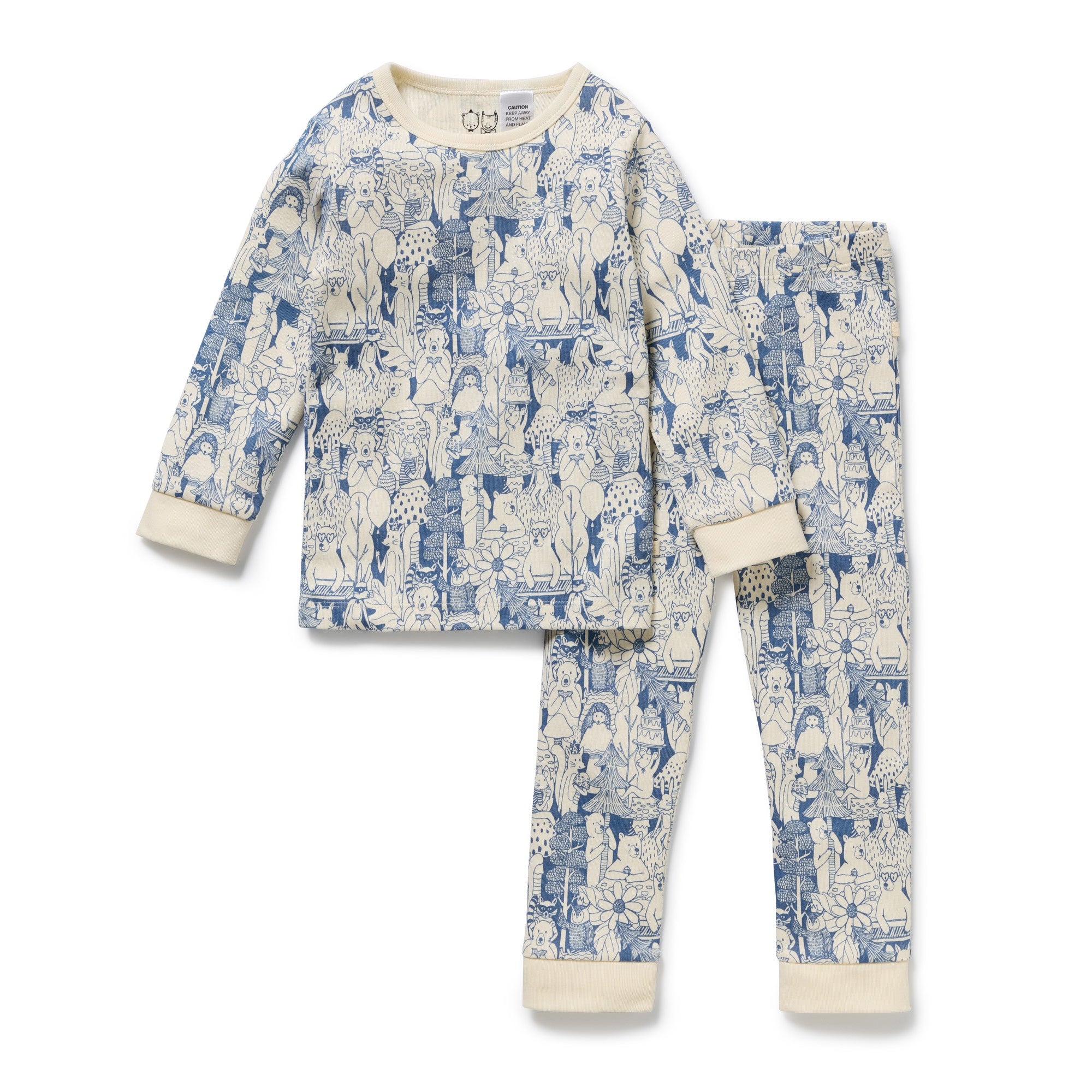Wilson & Frenchy - Organic Long Sleeved Pyjamas - Woodland Adventures