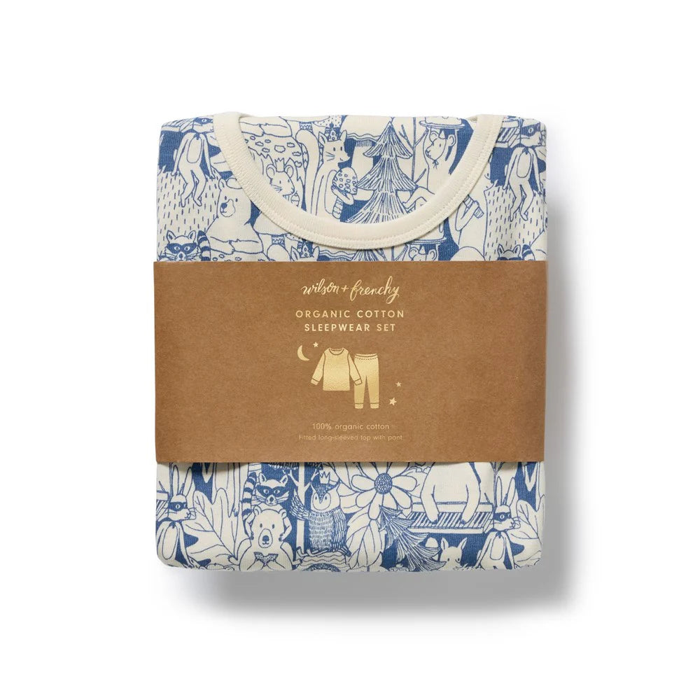 Wilson & Frenchy - Organic Long Sleeved Pyjamas - Woodland Adventures