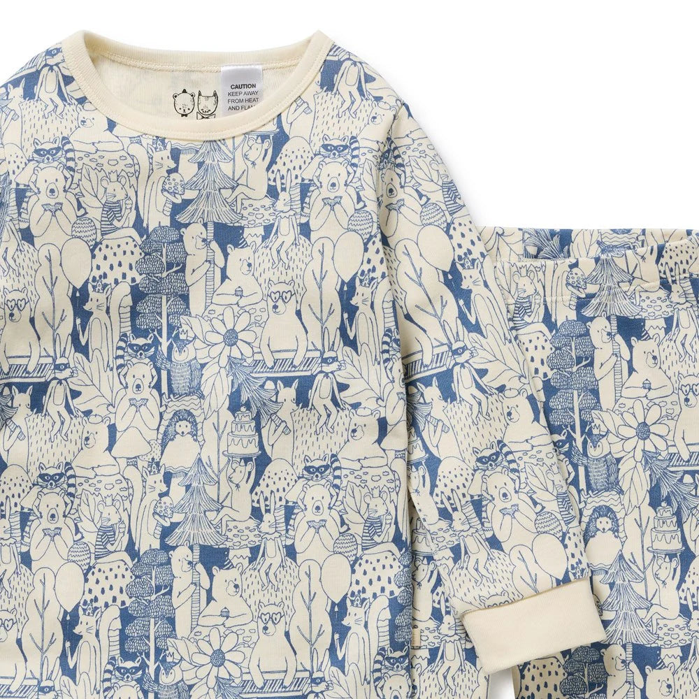 Wilson & Frenchy - Organic Long Sleeved Pyjamas - Woodland Adventures